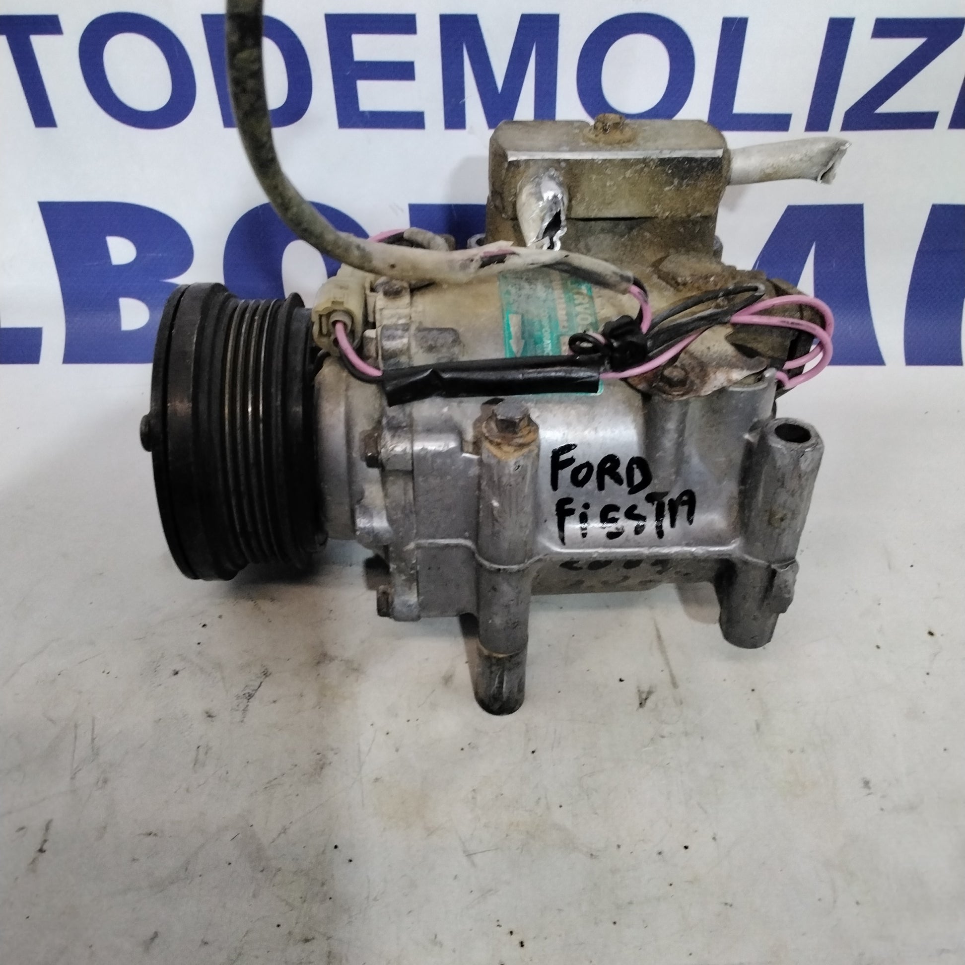 Compressore aria condizionata ford fiesta 1.8 diesel anno 2001 codice:TRV090
