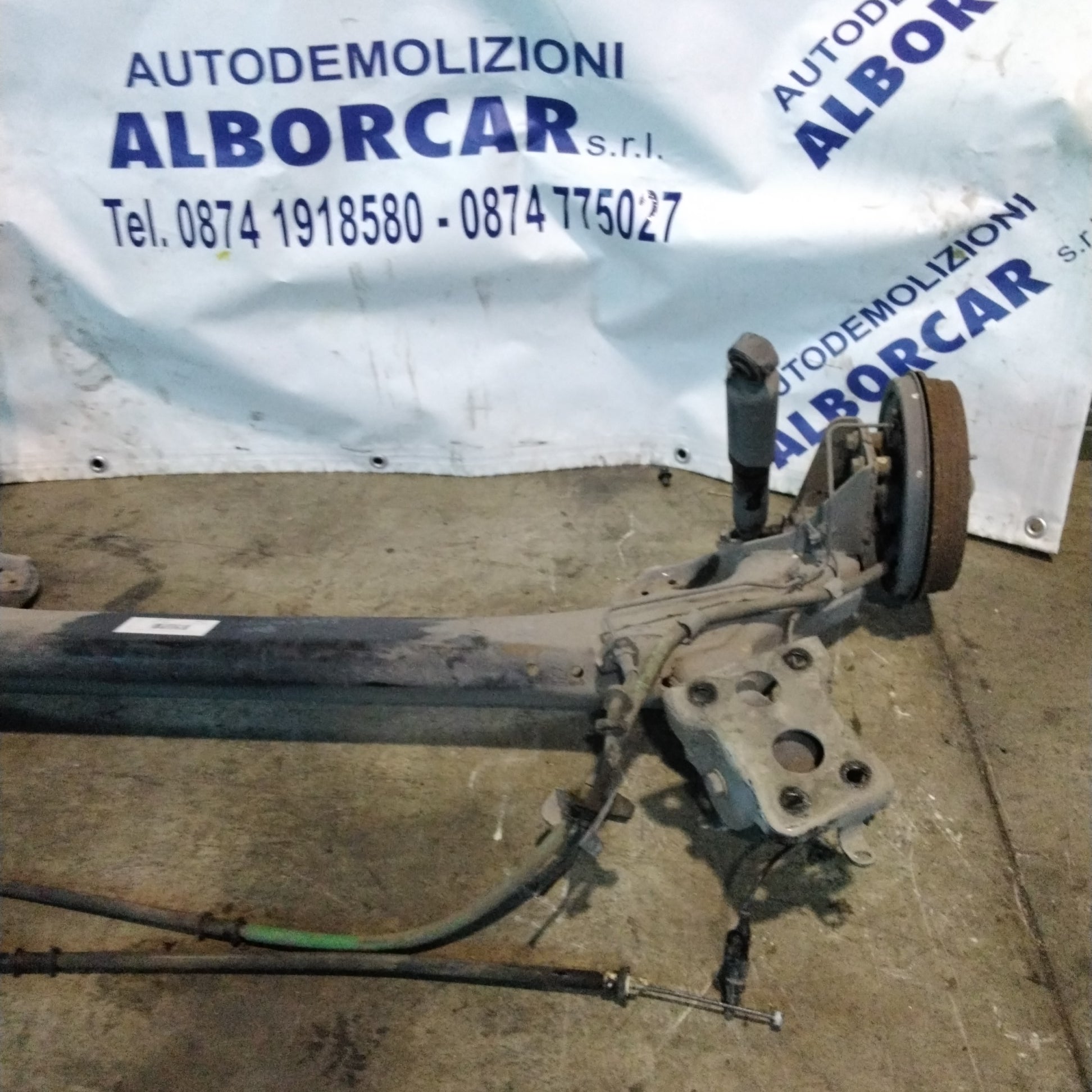 Ponte posteriore fiat fiorino 1.3 multijet anno 2008