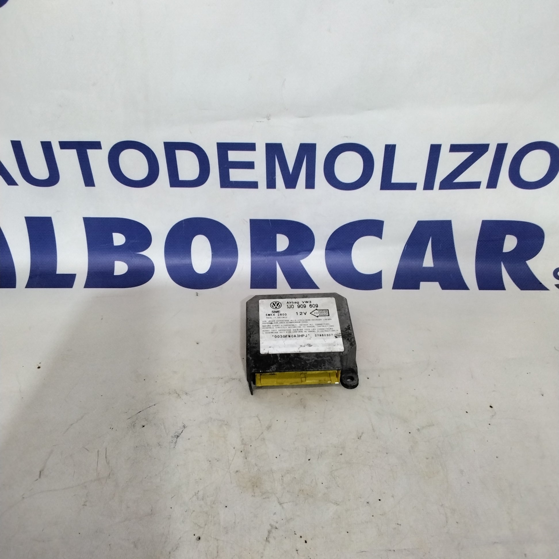 Centralina airbag volkswagen golf 4 1.6 benzina anno 2002 codice:1JO909609