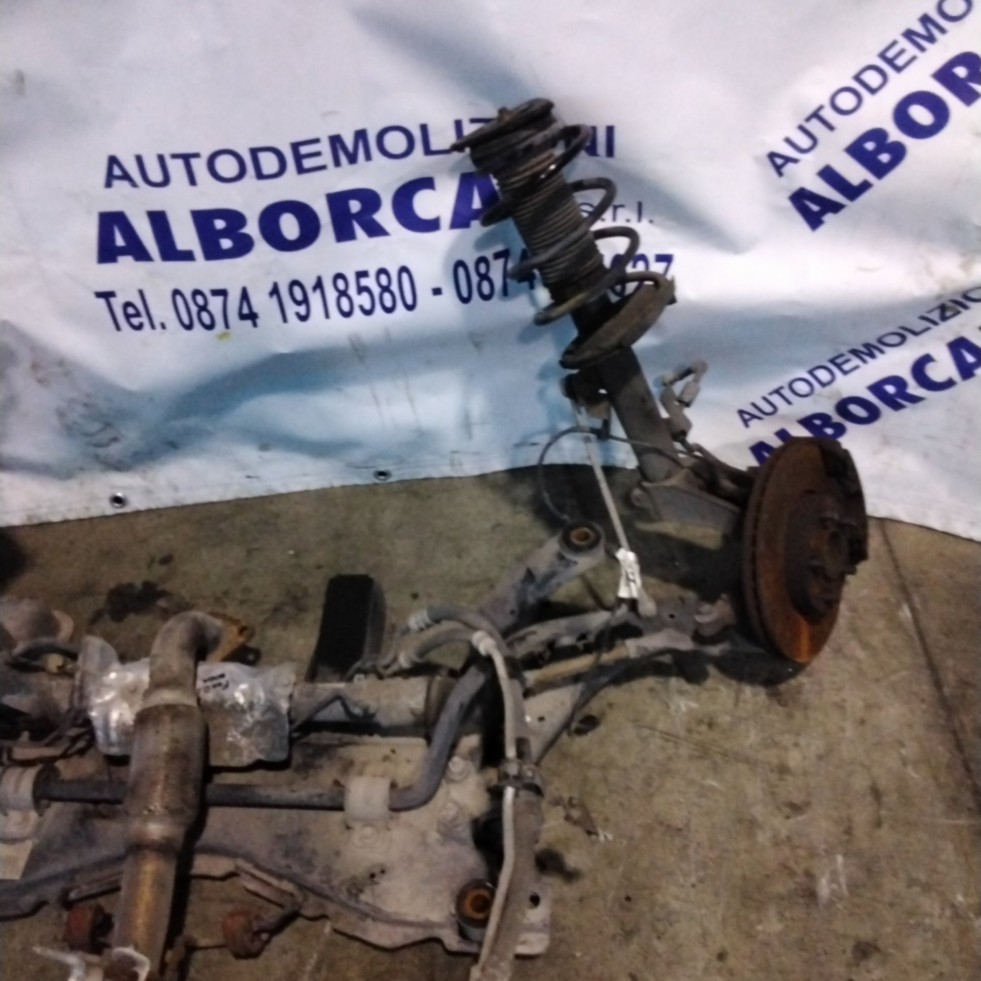 Front axle beam (COMPLETE) Ford Focus C-Max 1.6 diesel year 2004