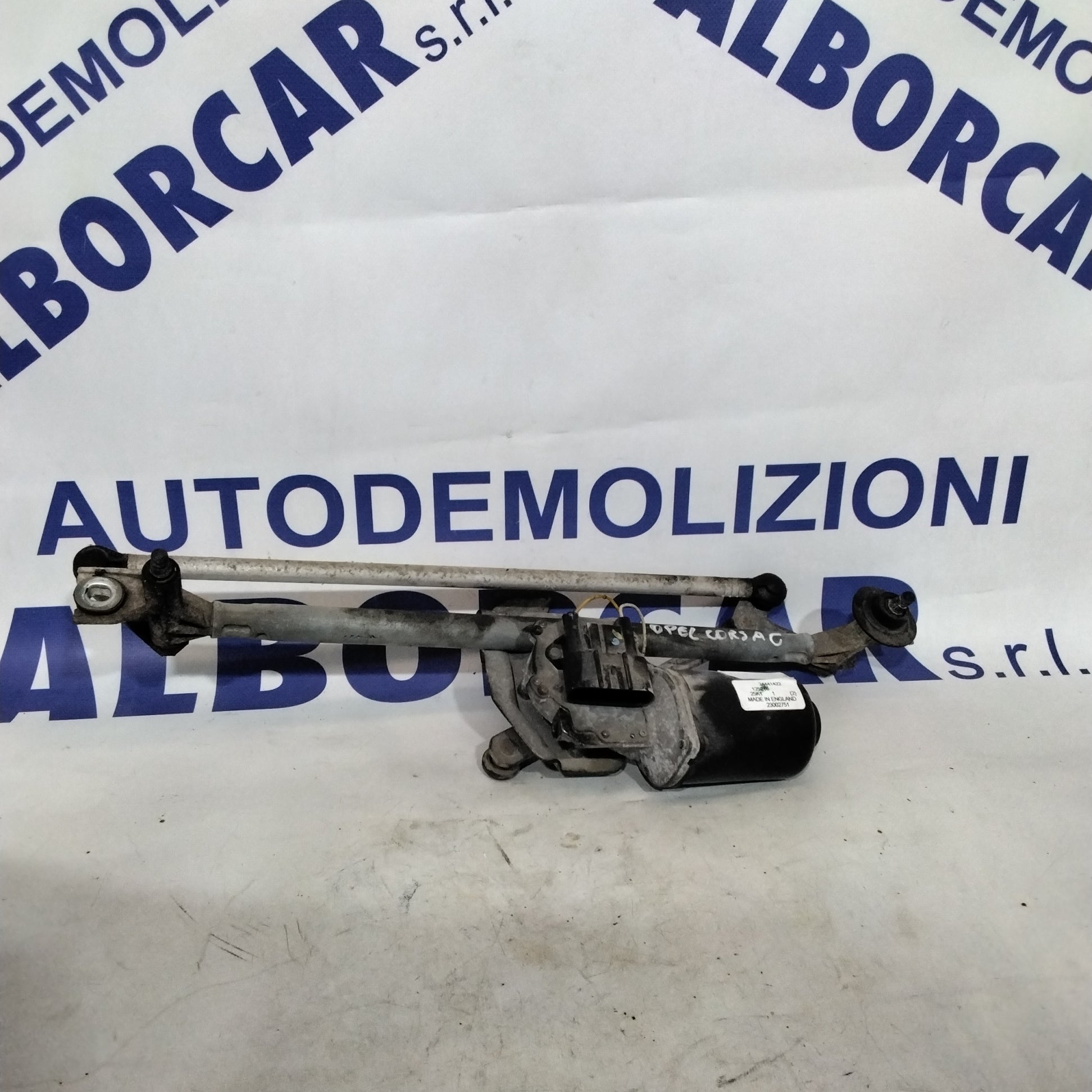 Motor de limpiaparabrisas Opel Corsa C año 2004 código:24441422