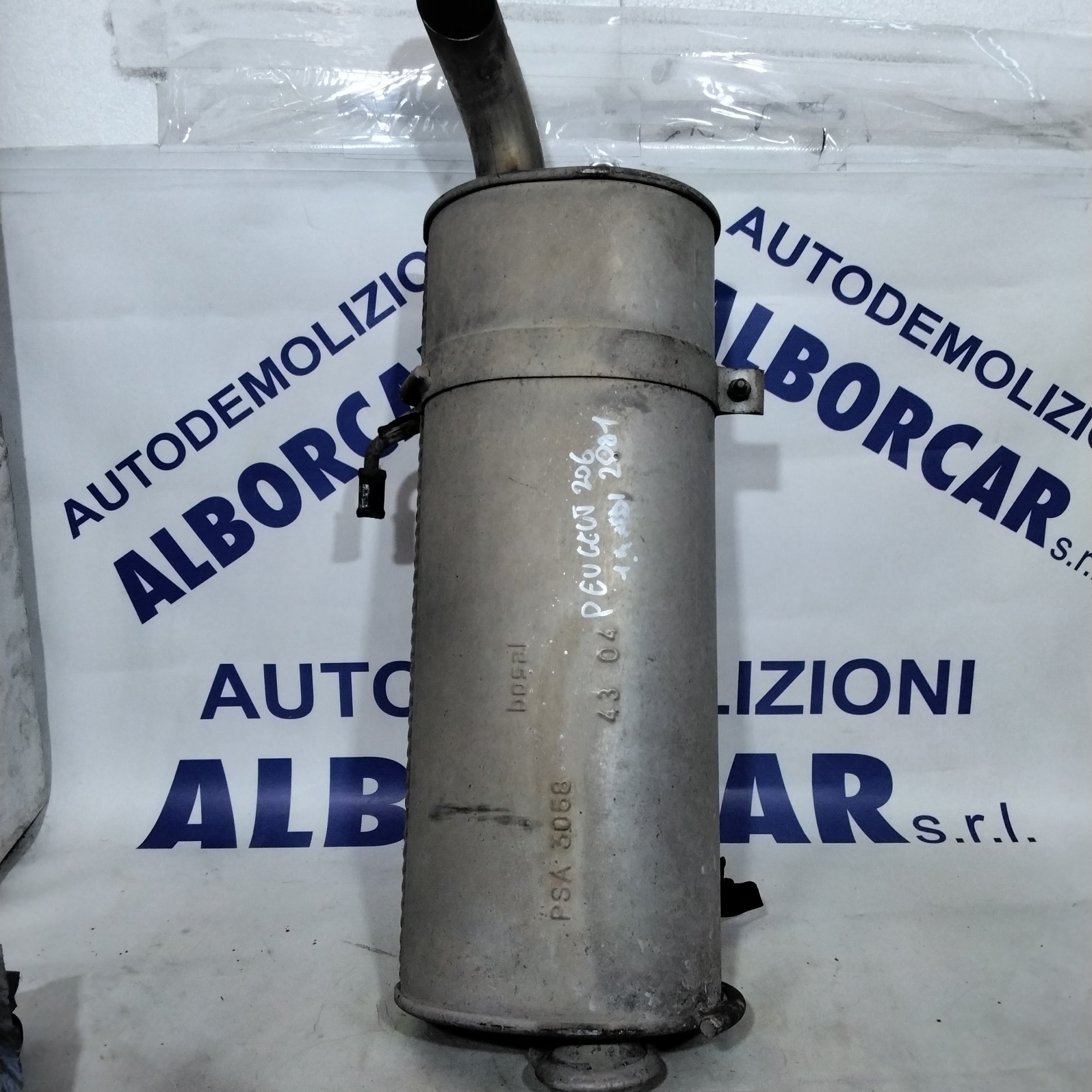 Muffler tip / exhaust Peugeot 206 1.4 HDI year 2001