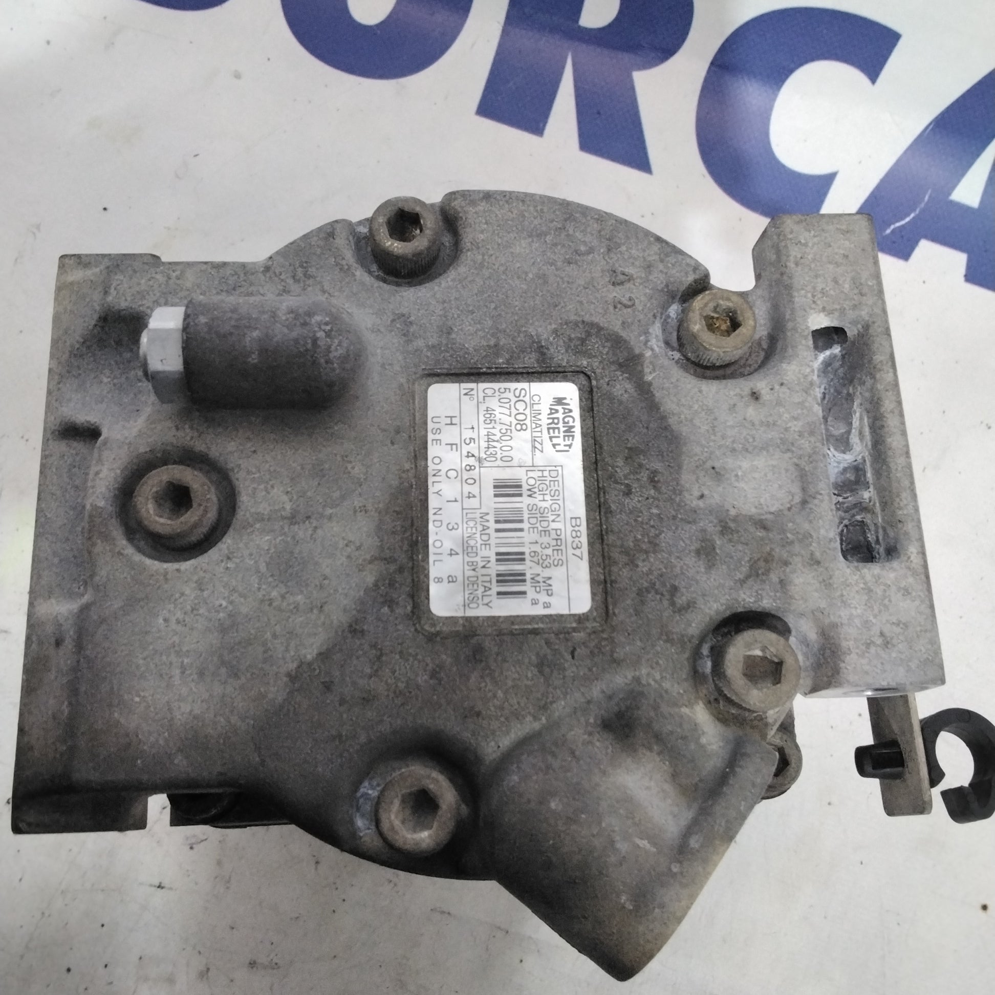Compressore aria condizionata fiat punto 1^ serie  1.2 benzina  anno 1996 codice:465144430