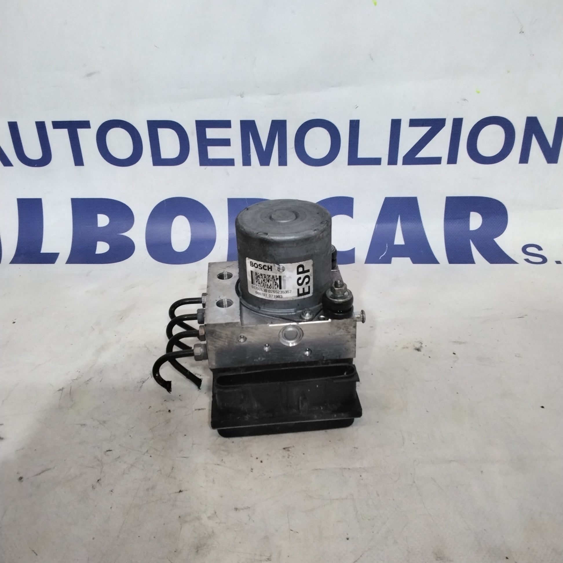 Pompa centralina abs alfa romeo 147 seconda serie anno 2007 codice:0265950711