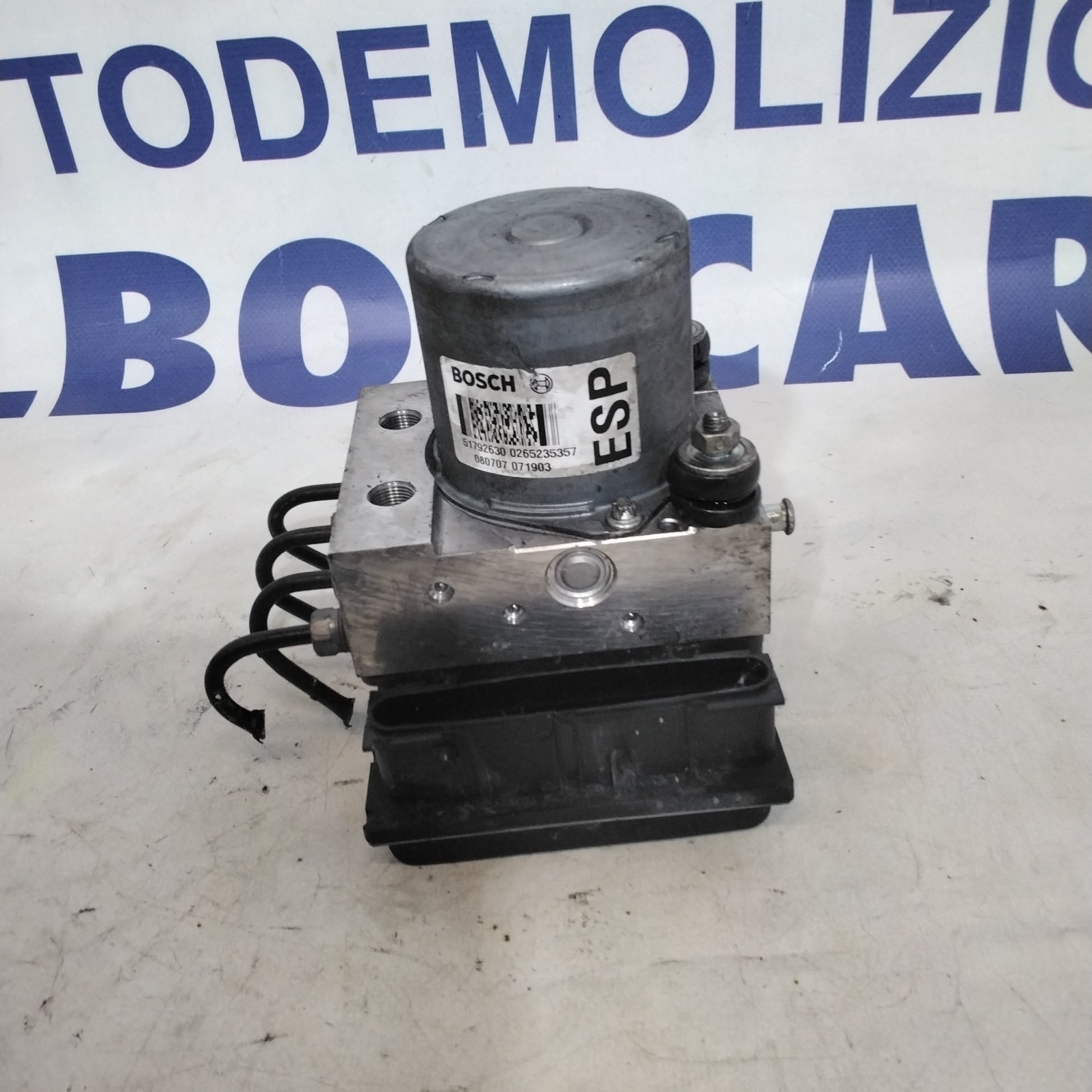 Pompa centralina abs alfa romeo 147 seconda serie anno 2007 codice:0265950711