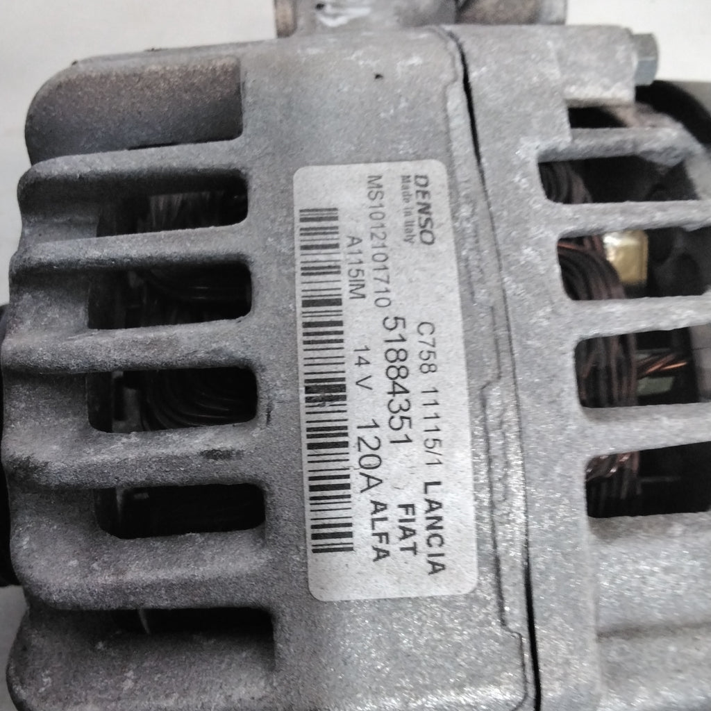 Alternador Lancia Delta 1.6 Multijet año 2009 código: 51884351