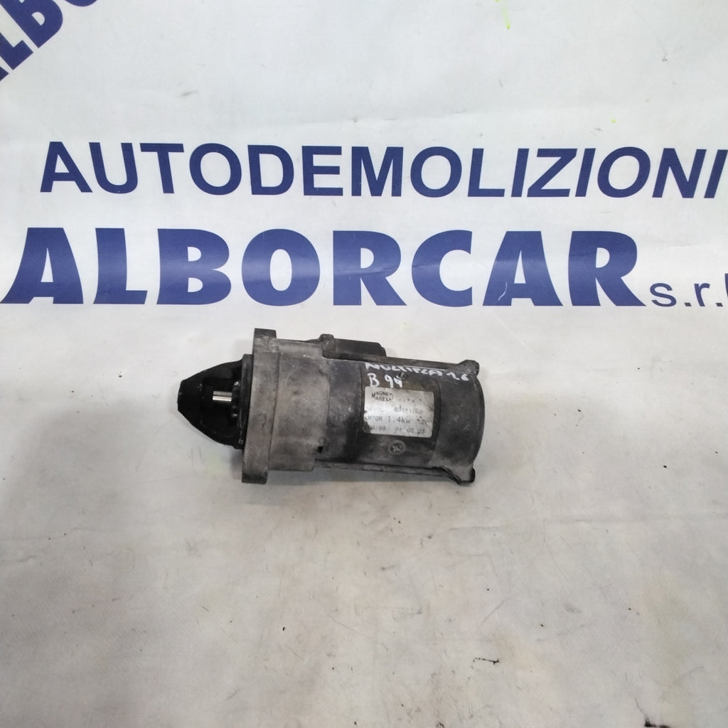 Starter motor Fiat Multipla 1.6 petrol year 2000 code:63111008