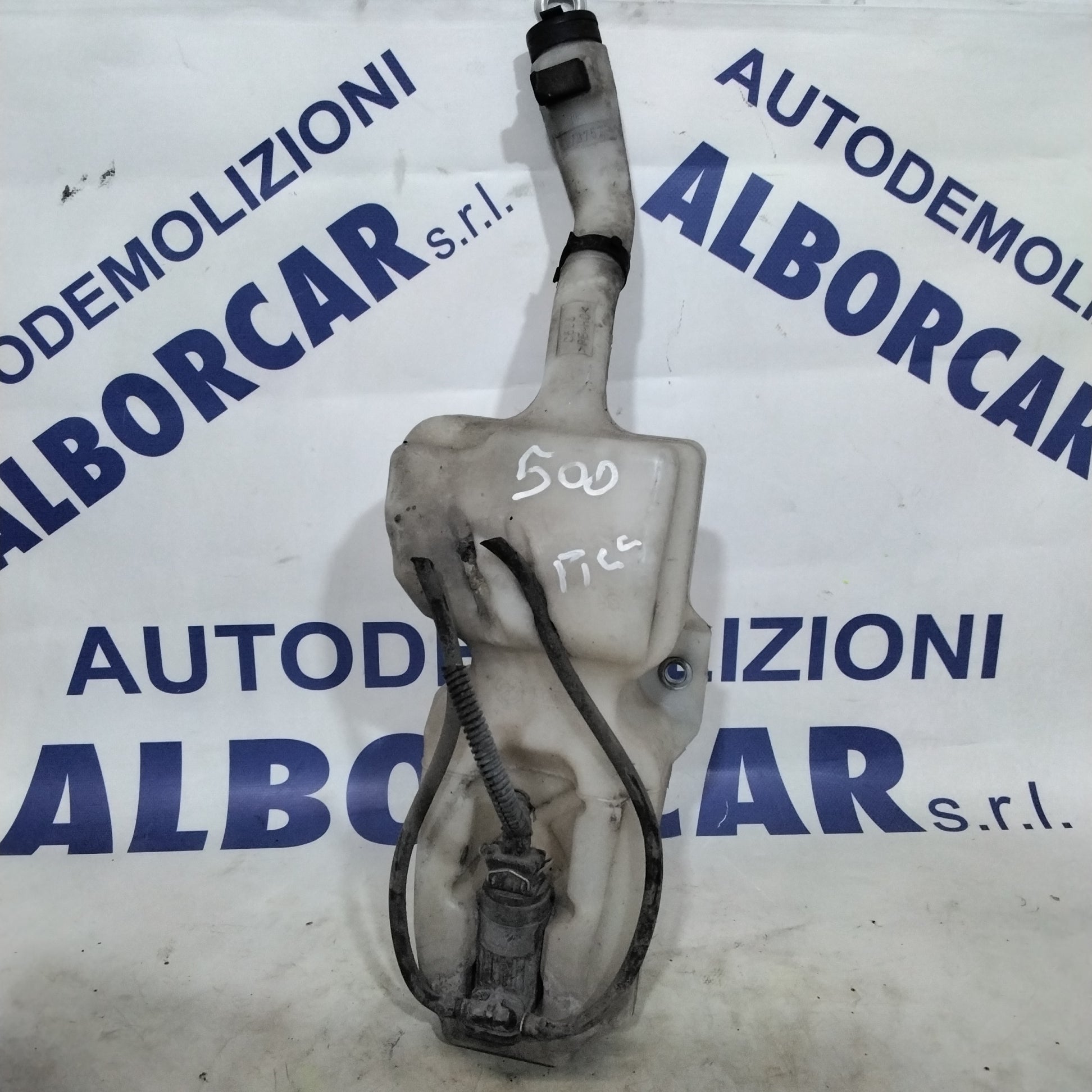 Windshield washer fluid reservoir Fiat 500 1.3 Multijet year 2007