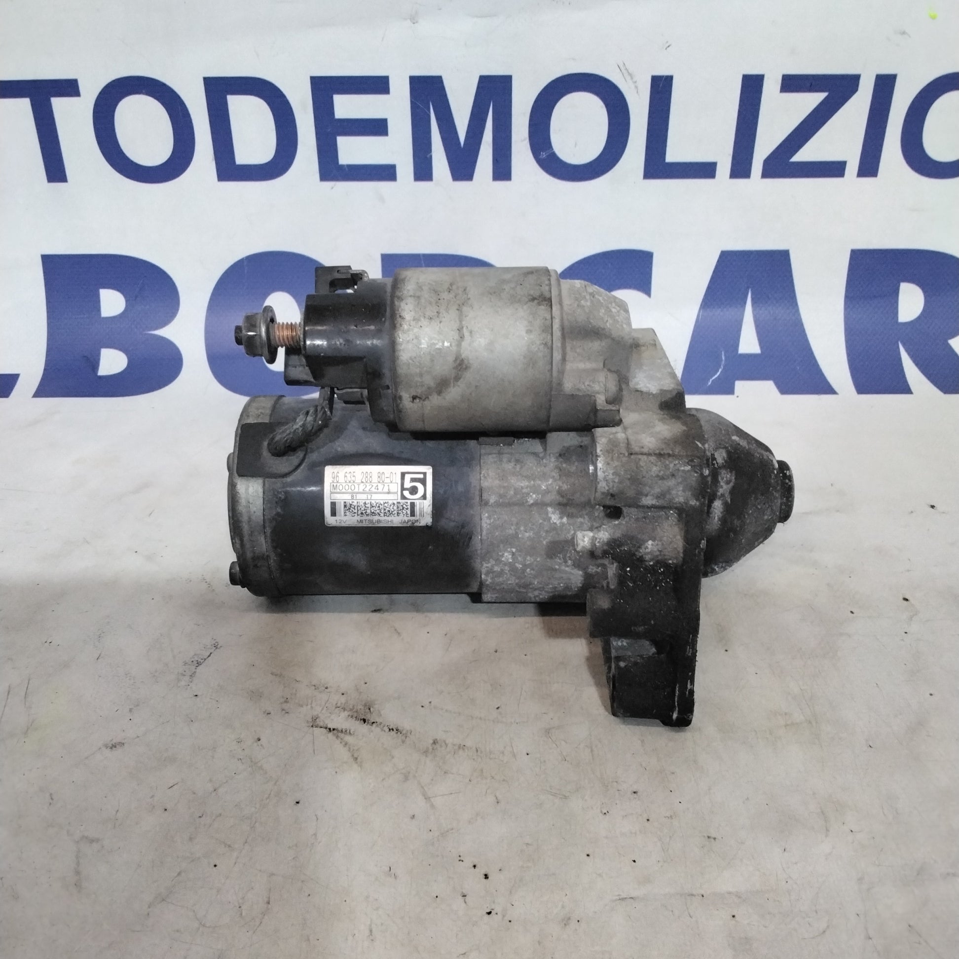 Motorino avviamento peugeot partner 1.6 hdi anno 2011 codice:9663528880