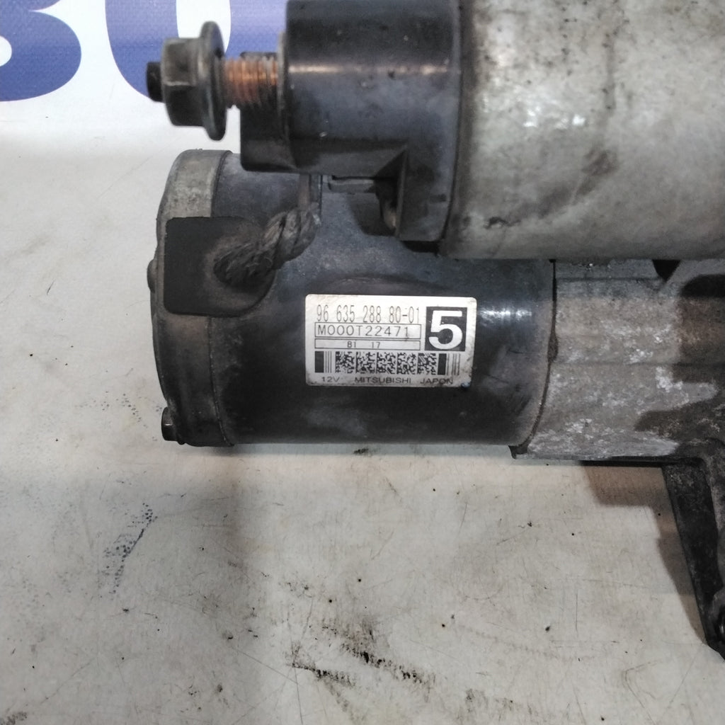 Motorino avviamento peugeot partner 1.6 hdi anno 2011 codice:9663528880