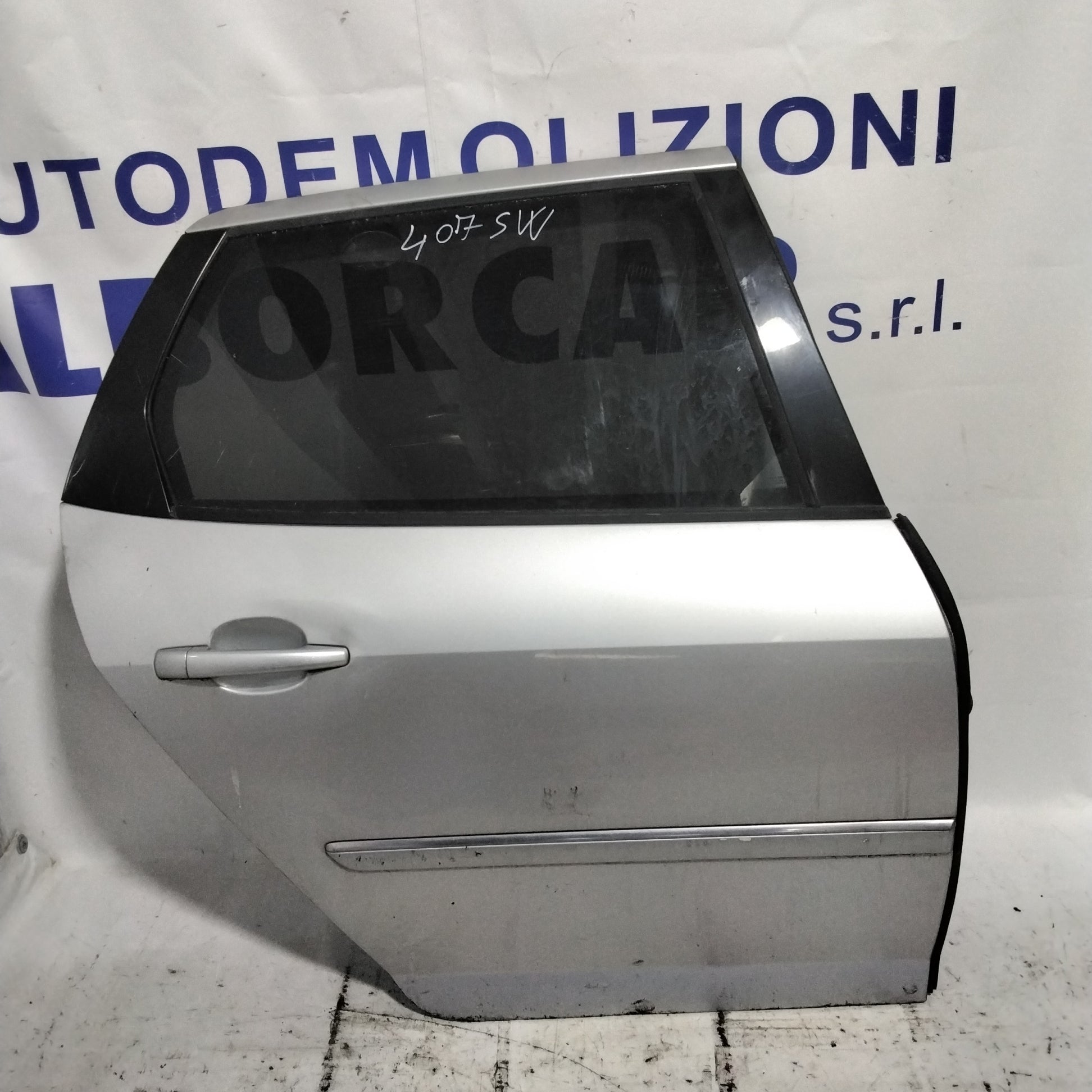 Right rear door (COMPLETE) Peugeot 407 year 2008