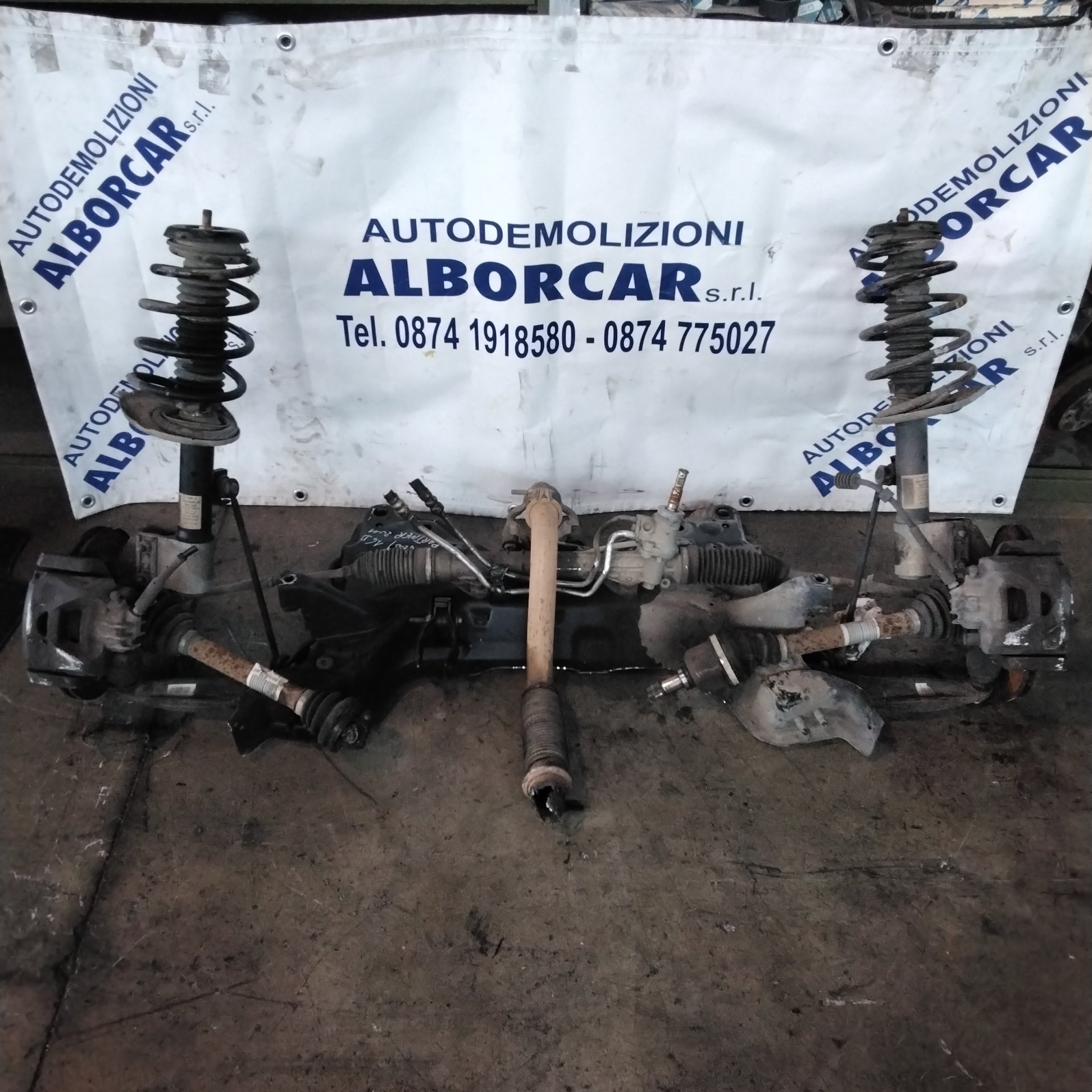 Ponte assale anteriore (COMPLETO) peugeot partner 1.6 diesel anno 2011