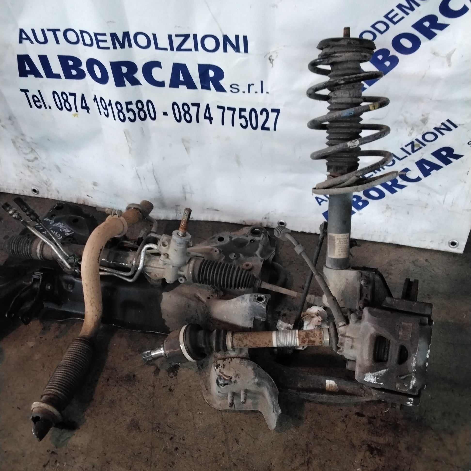 Ponte assale anteriore (COMPLETO) peugeot partner 1.6 diesel anno 2011