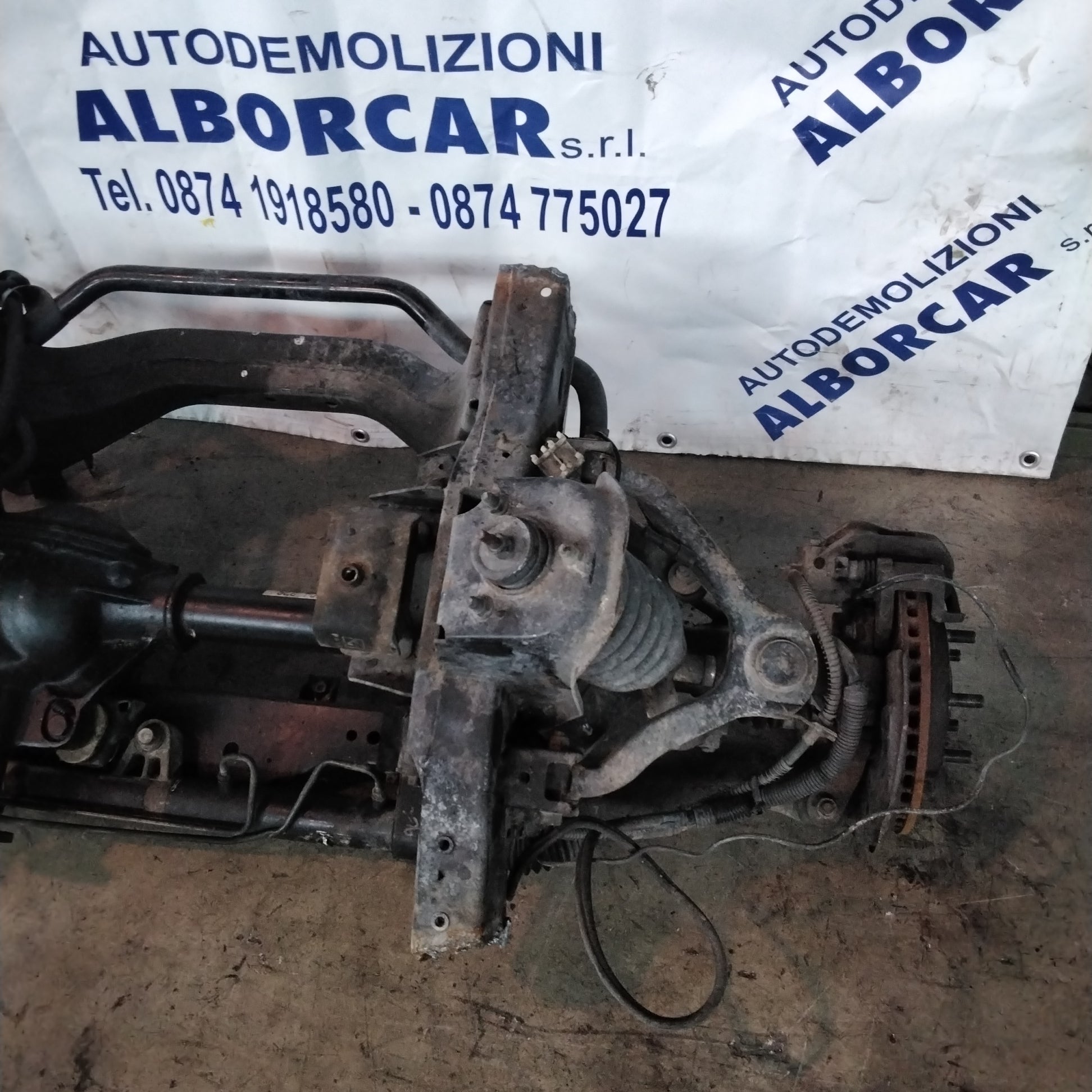 Ponte assale anteriore (COMPLETO)sangyong kyron 4x4 diesel anno 2007