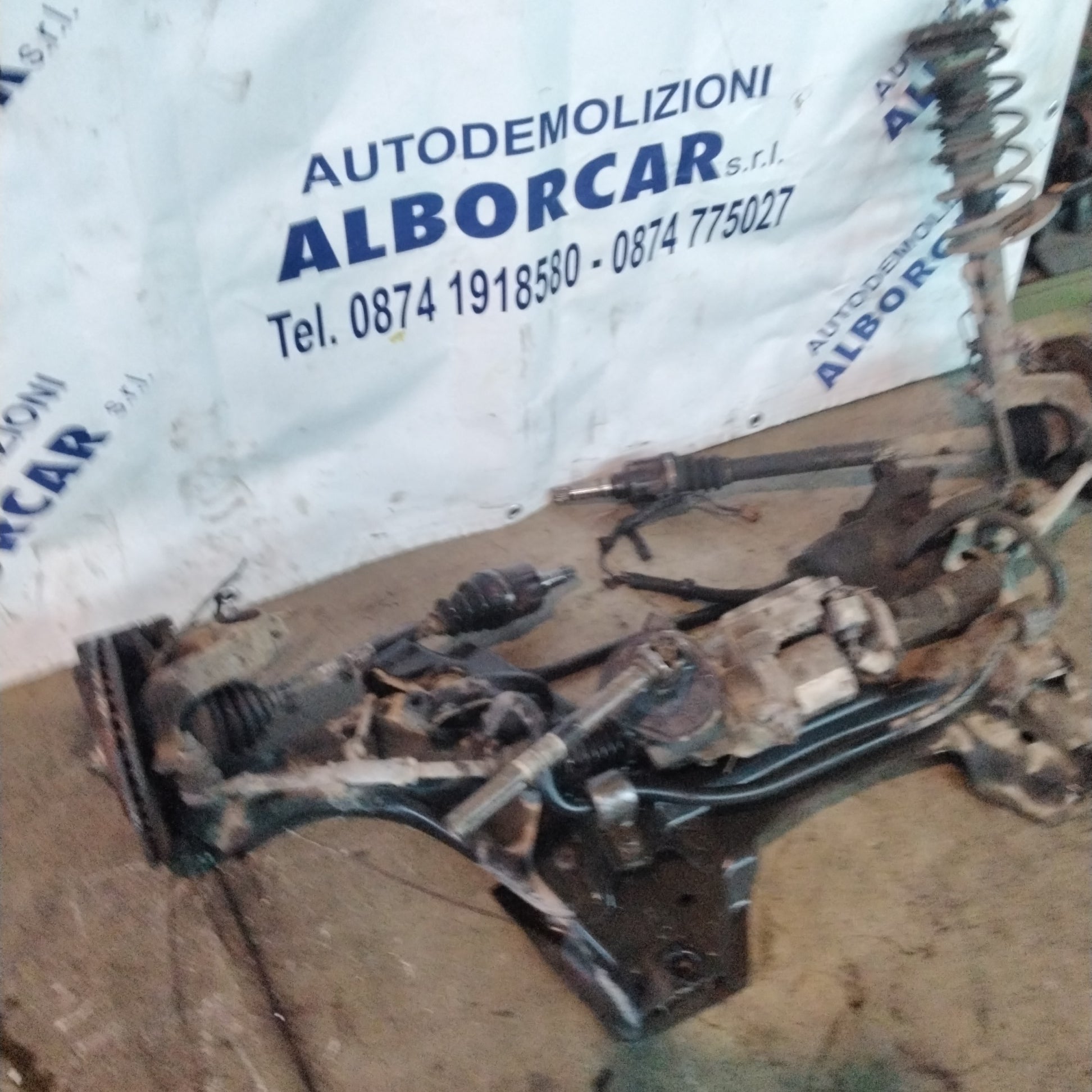 Ponte assale anteriore peugeot 207 (COMPLETO)1.6 benzina anno 2006