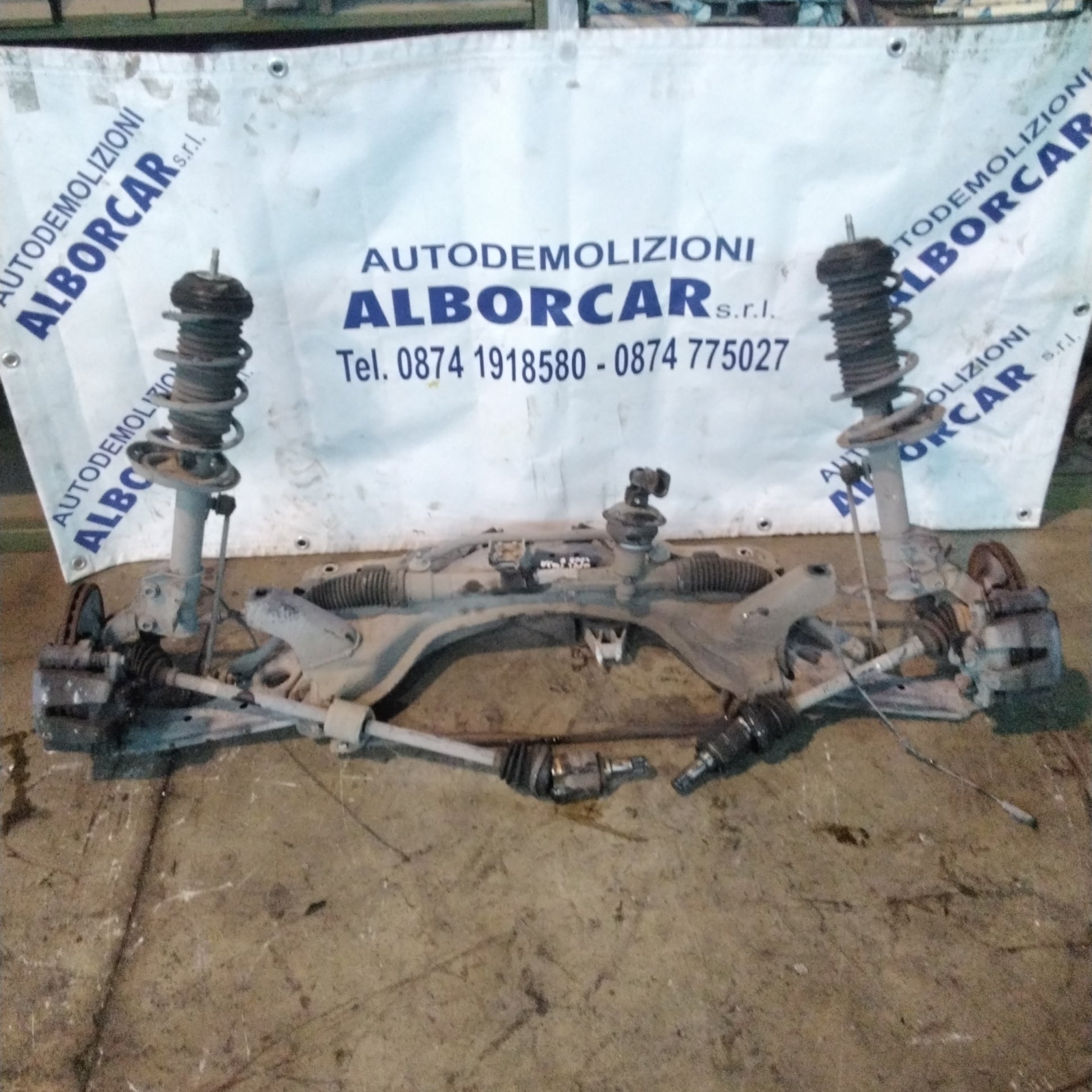 Ponte assale anteriore opel corsa (COMPLETO) benzina anno 2008