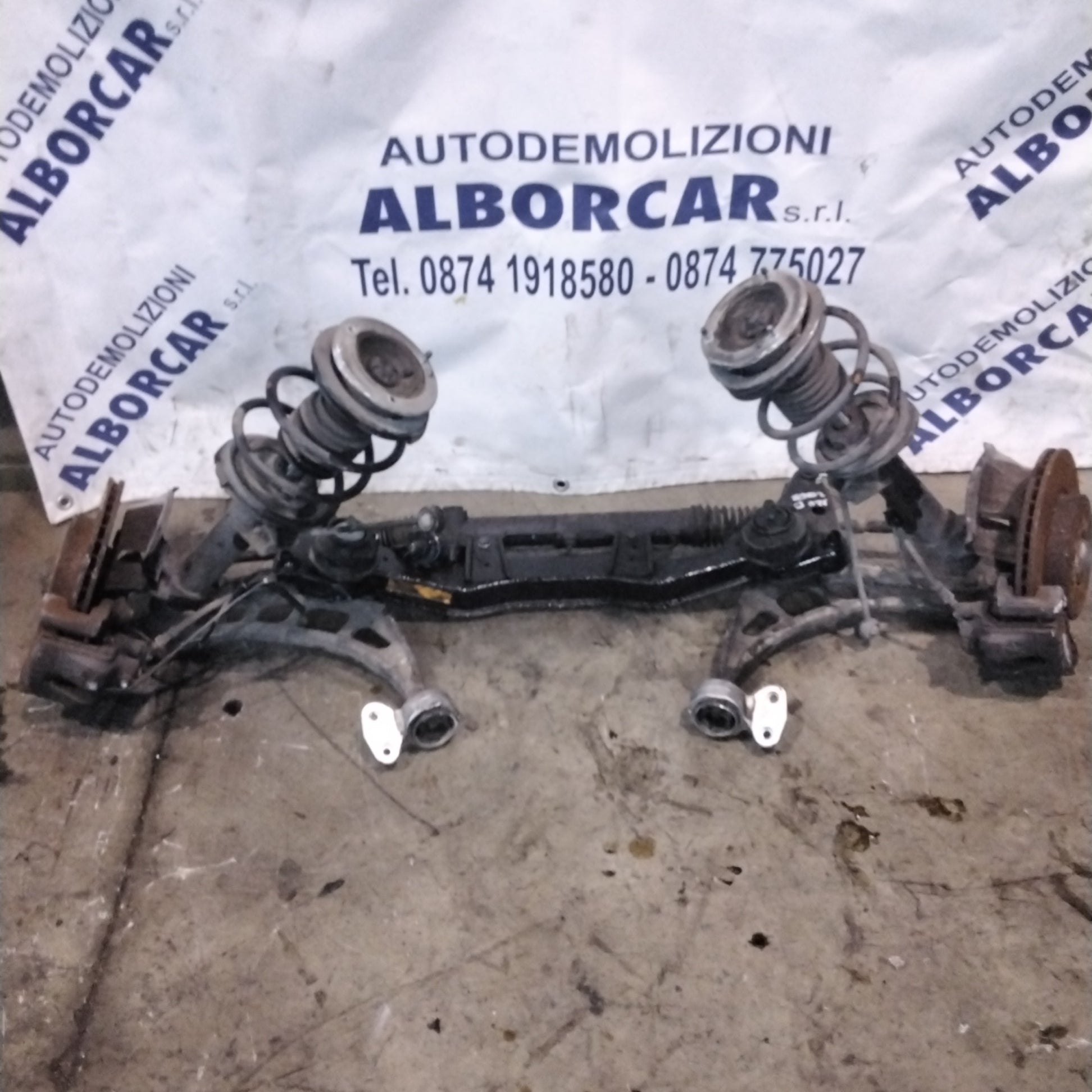 Ponte assale anteriore (COMPLETO) bmw 320 diesel anno 2006
