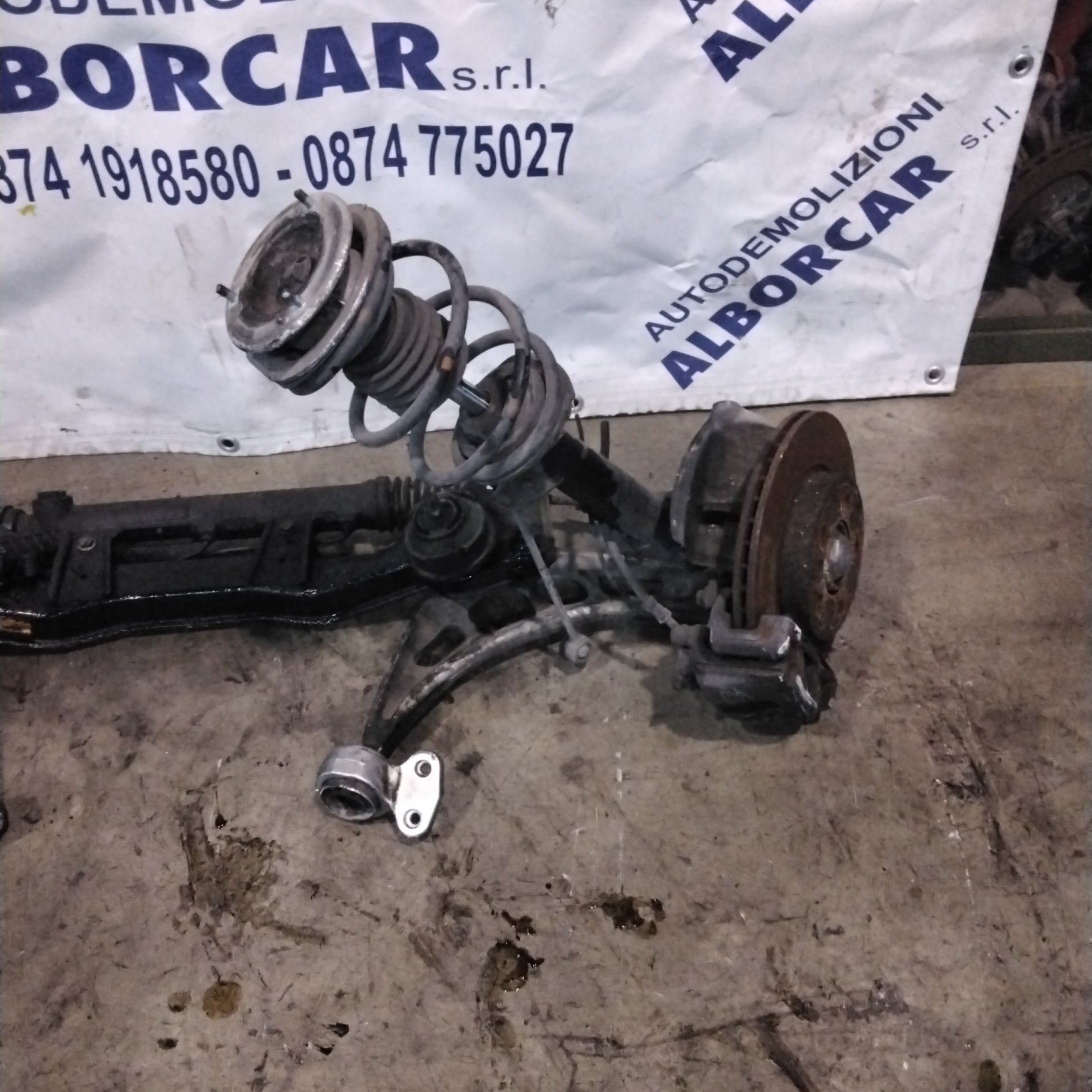 Ponte assale anteriore (COMPLETO) bmw 320 diesel anno 2006