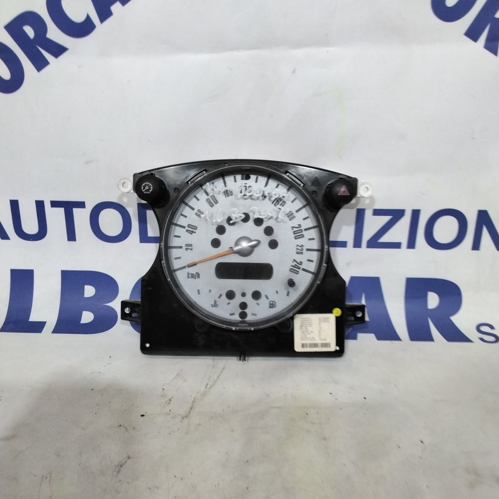 Quadro strumento /contachilometri mini cooper 1.6 benzina anno 2002 codice:67379411