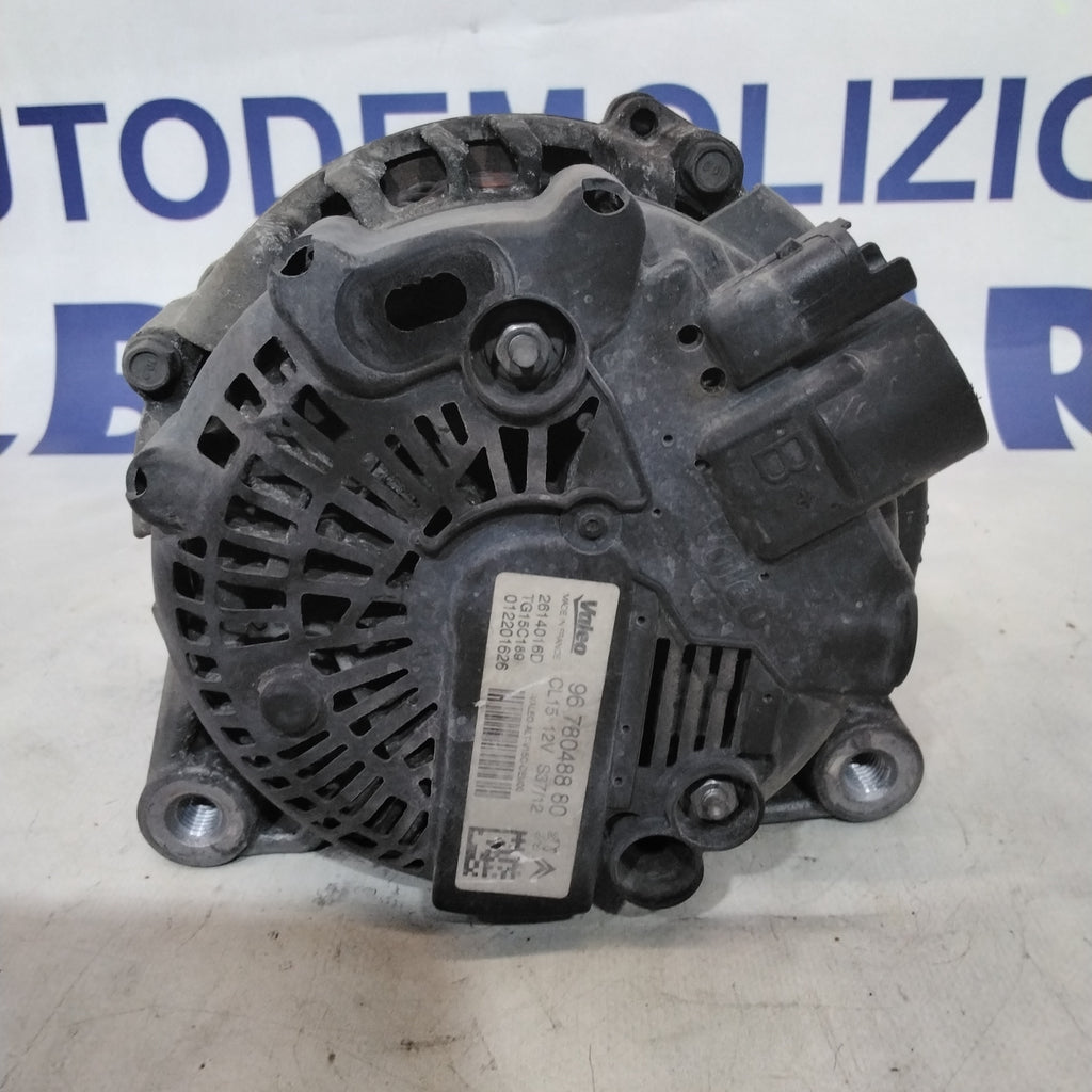 Alternatore peugeot 208 1.6 hdi anno 2012 codice:9678048880