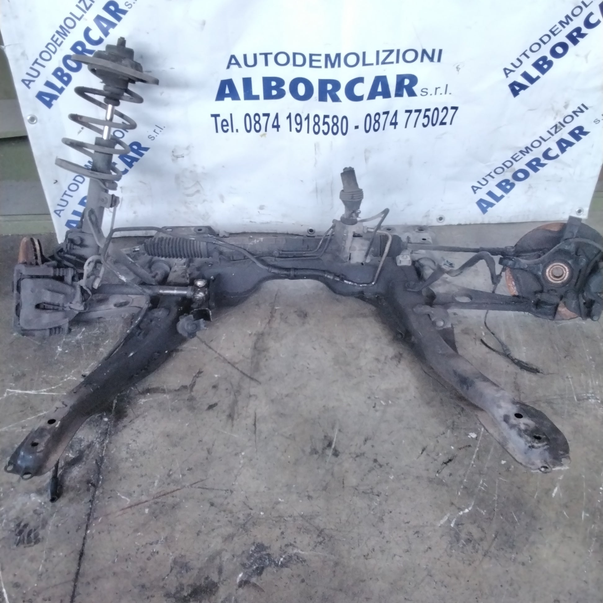 Ponte assale anteriore (INCOMPLETO) citroen c8 diesel anno 2003