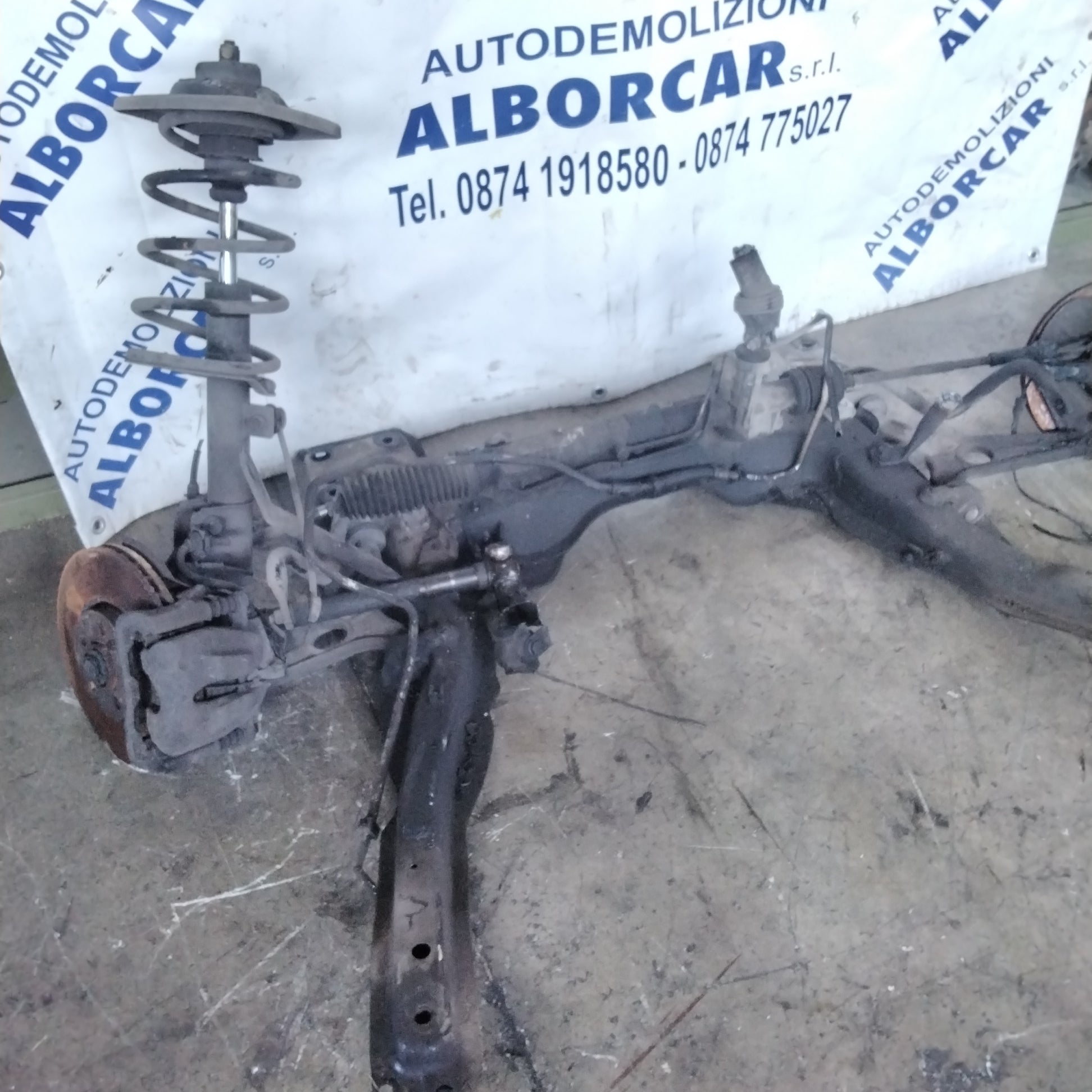 Ponte assale anteriore (INCOMPLETO) citroen c8 diesel anno 2003