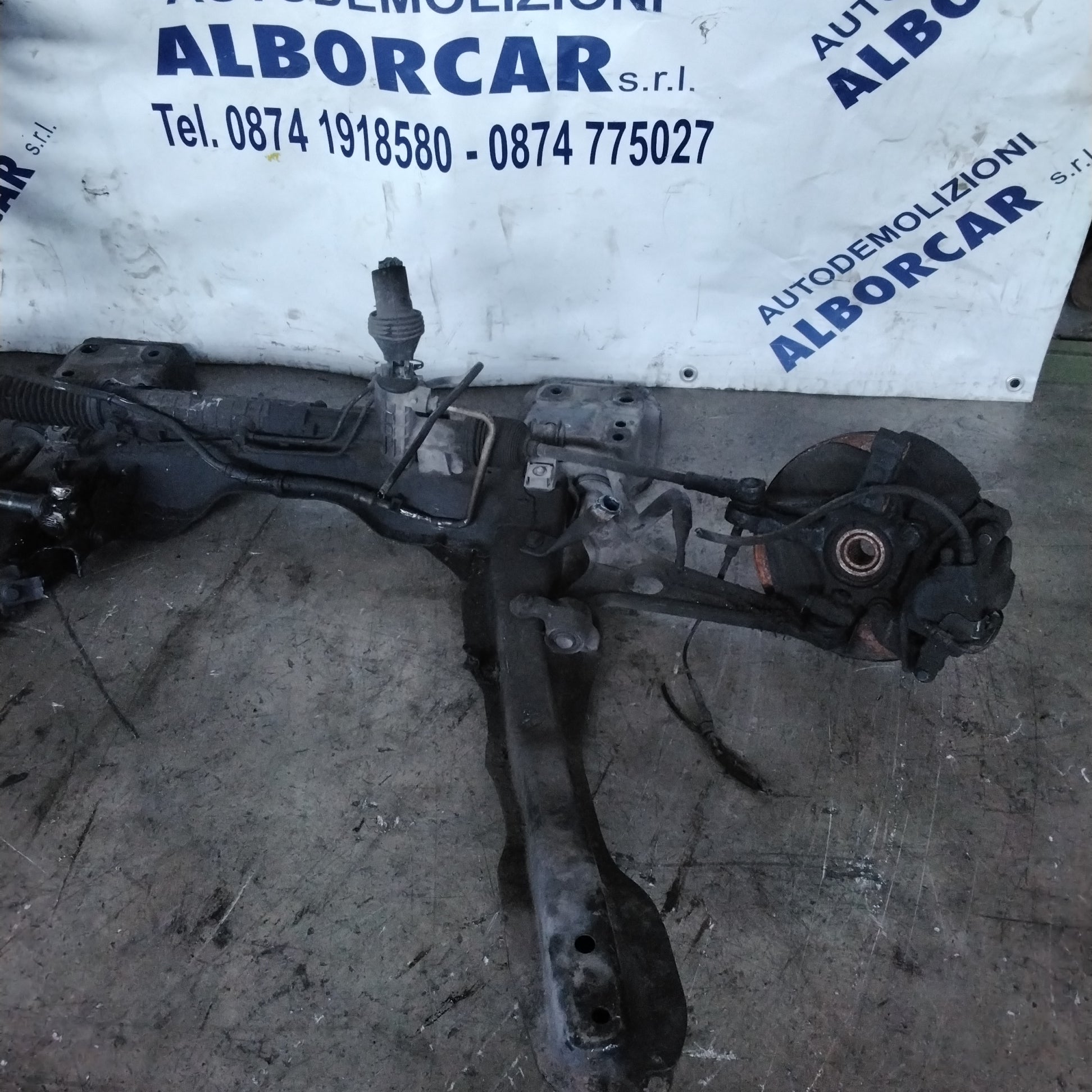 Ponte assale anteriore (INCOMPLETO) citroen c8 diesel anno 2003