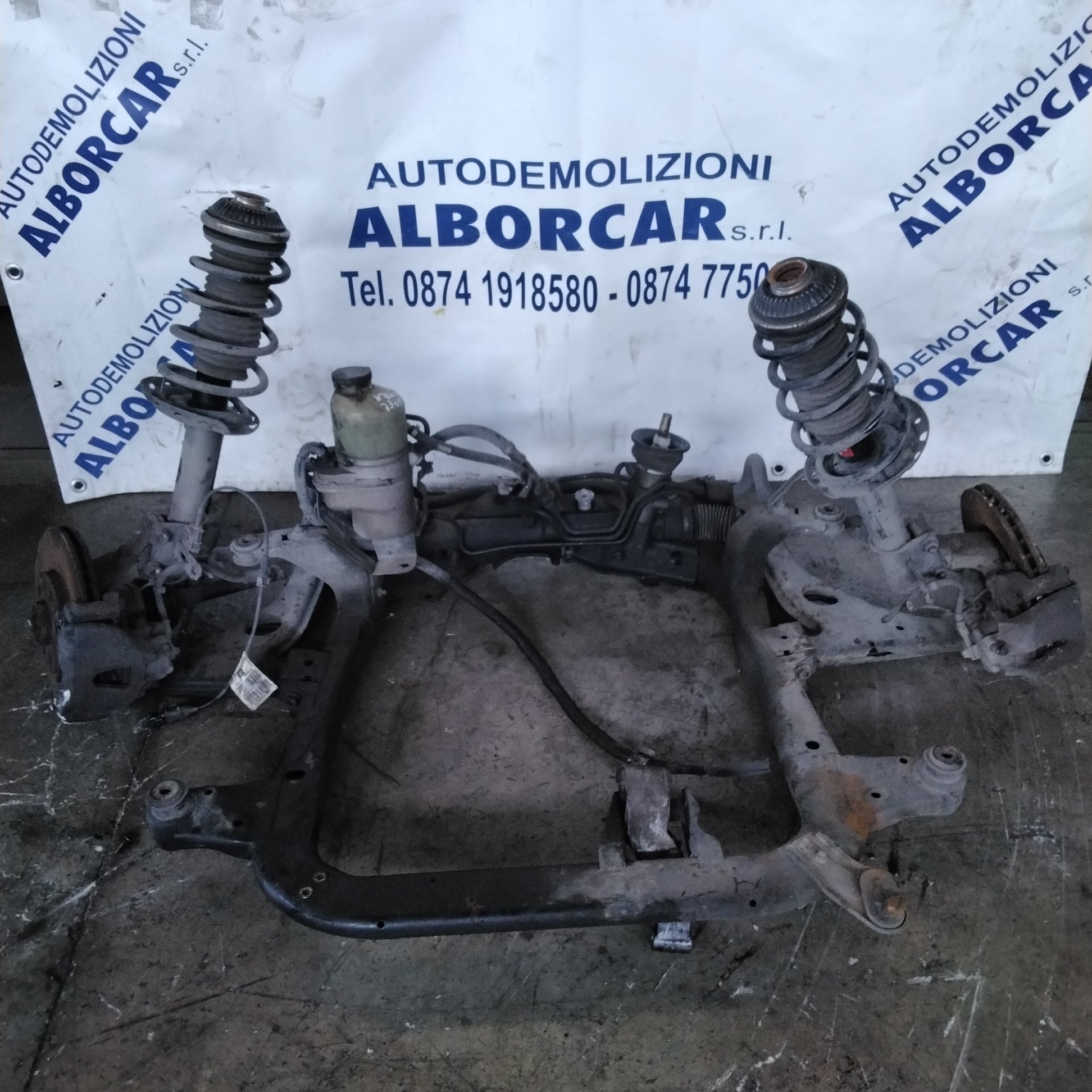 Ponte assale anteriore (COMPLETO) opel astra 1.7 diesel anno 2005