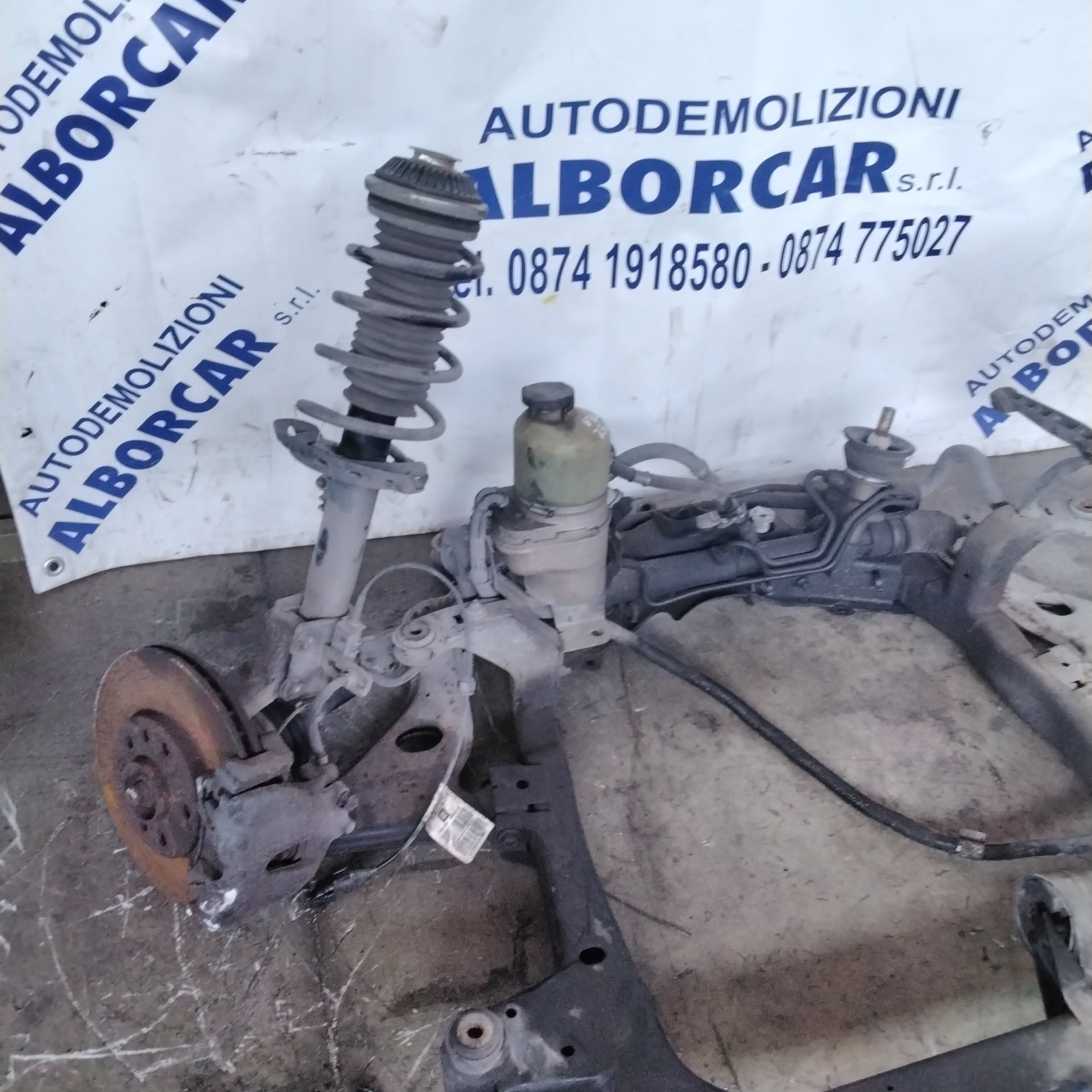 Ponte assale anteriore (COMPLETO) opel astra 1.7 diesel anno 2005