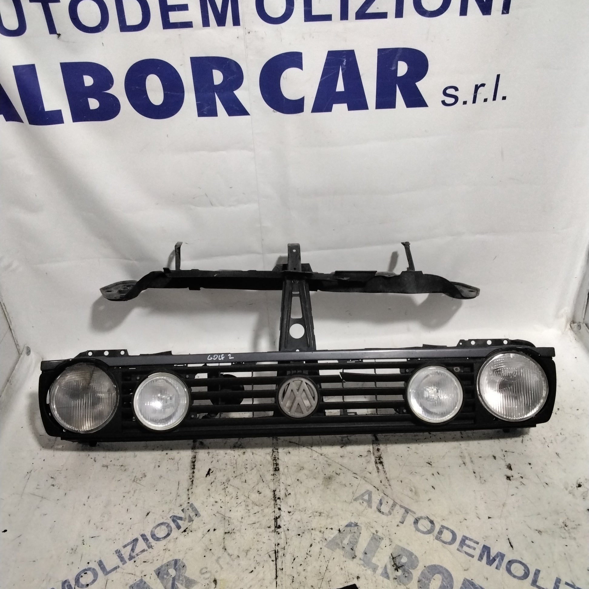 Calandra e fanali  volkswagen golf 2 anno 1992