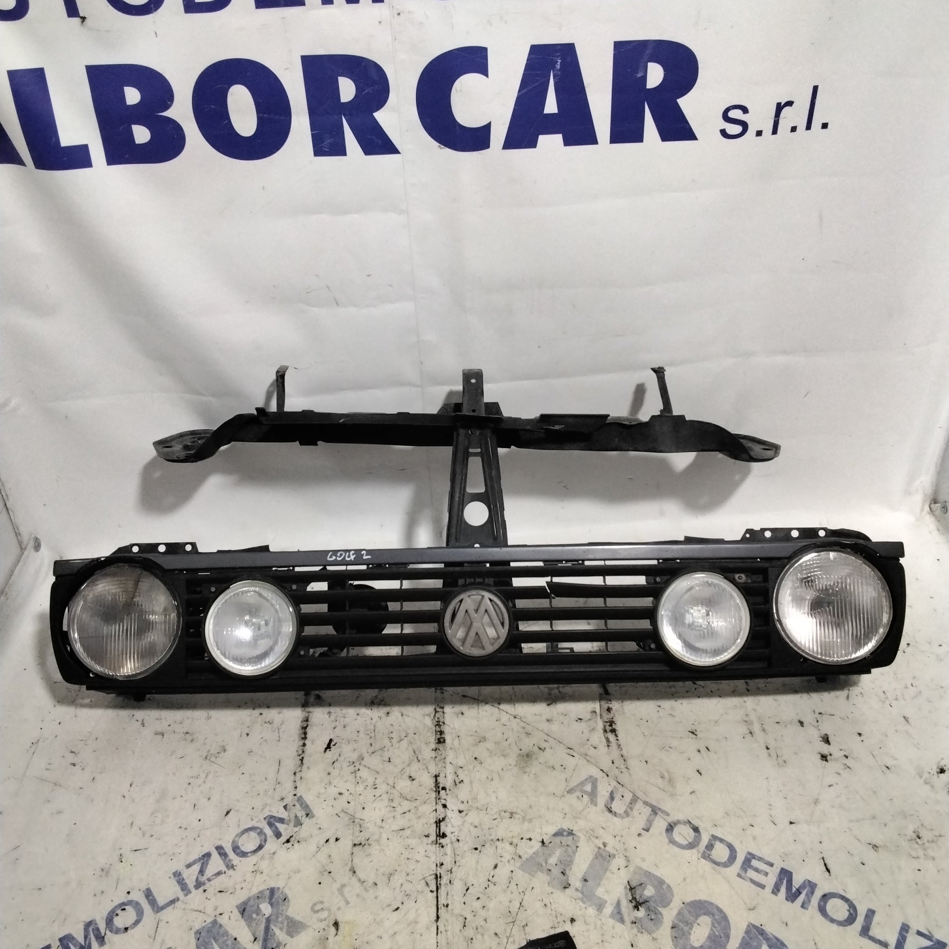 Calandra e fanali  volkswagen golf 2 anno 1992