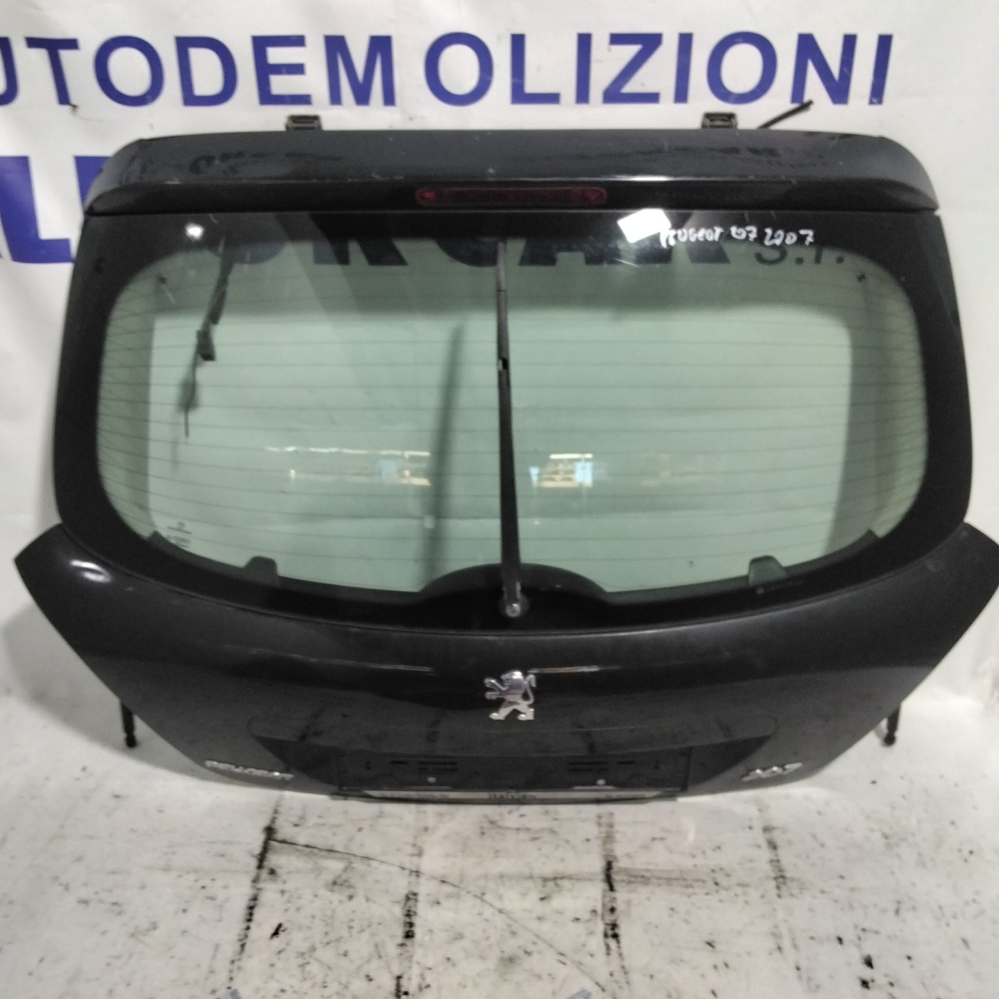 Cofano posteriore peugeot 207 anno 2007