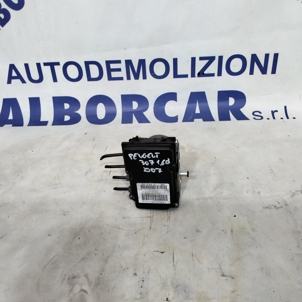 Pompa centralina abs peugeot 307 1.6 d anno 2007 codice 060518/1/0742