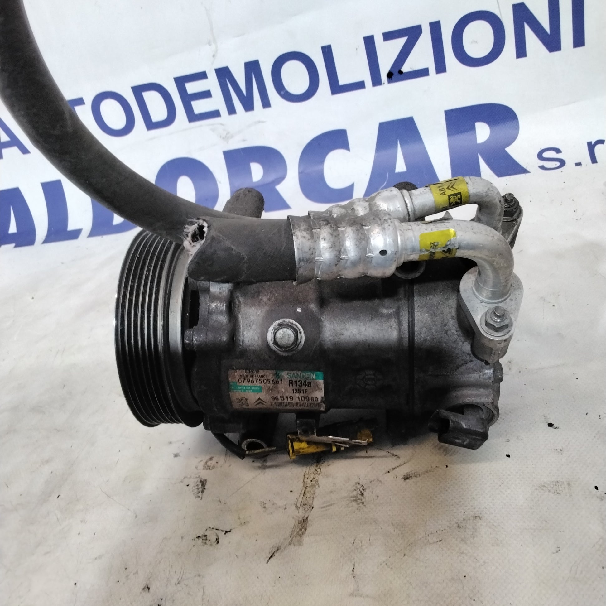 Compressore clima citroen C3 1400hdi anno 2006 codice 9651910980