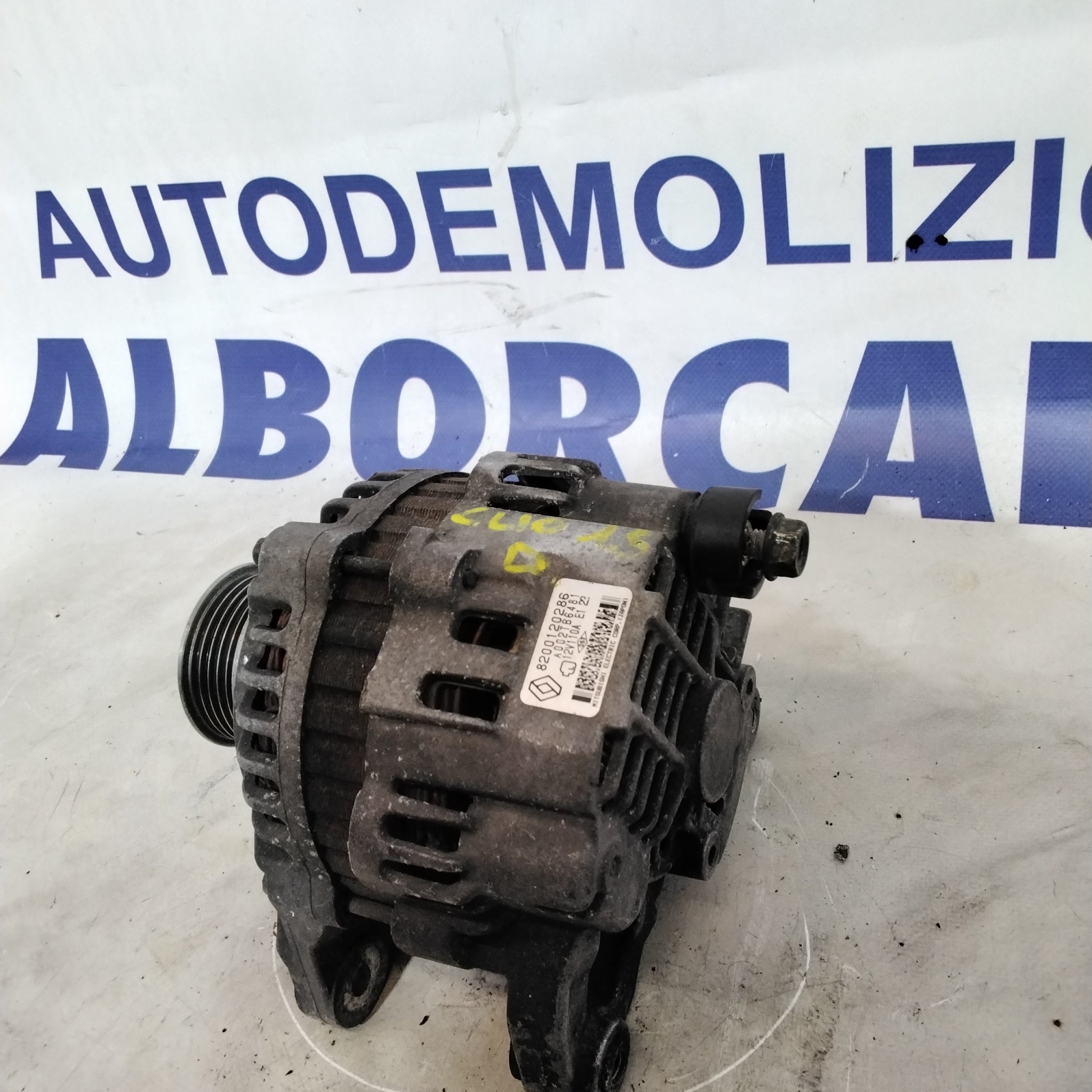 Alternatore renault clio 1.5cdti anno 2006 codice 8200120286