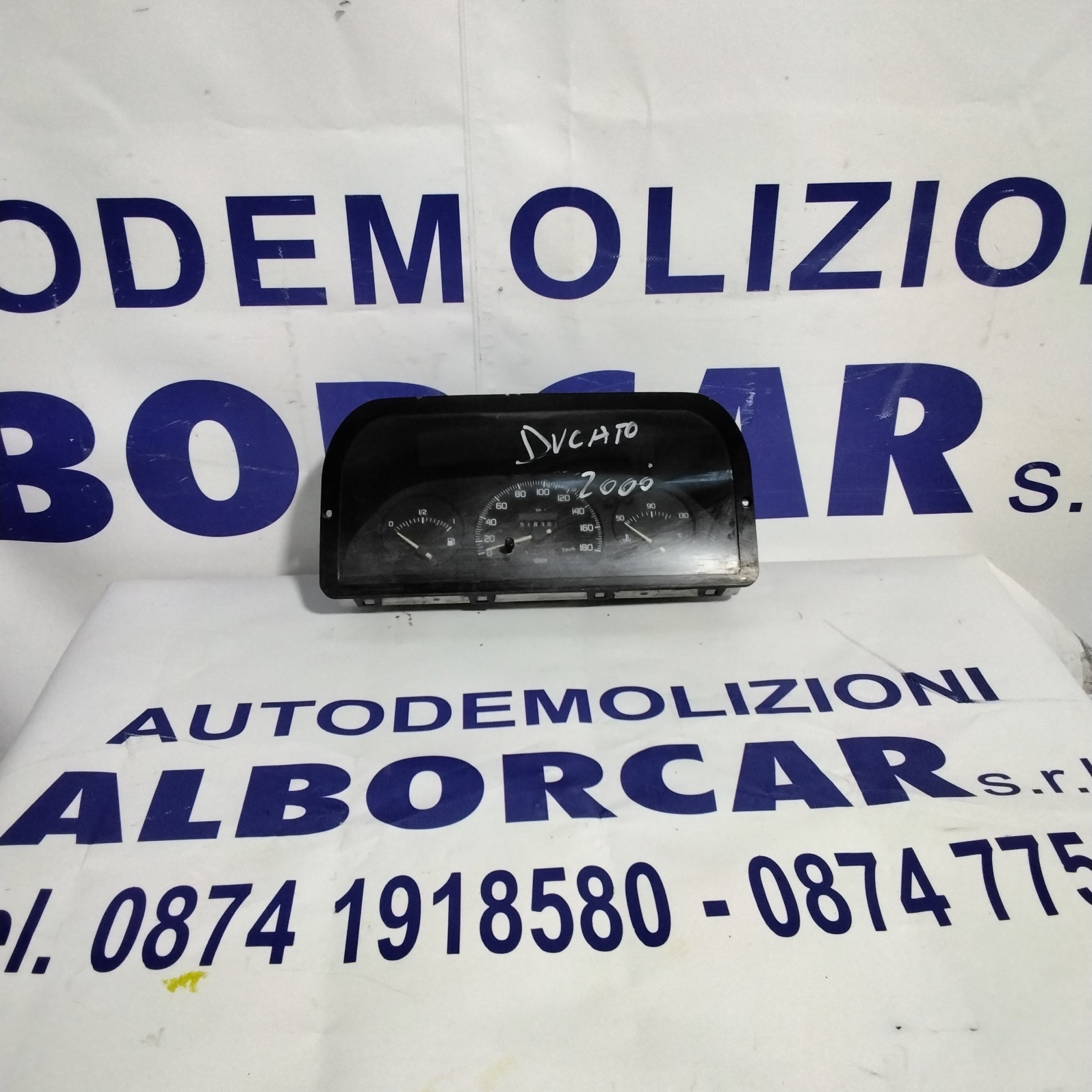 Cuadro de instrumentos /cuentakilómetros Fiat Ducato 2.5 diésel año 2000 código:6047240050