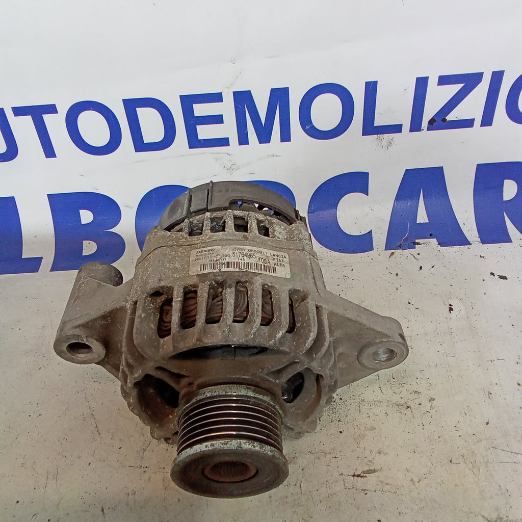 Alternatore ALFA ROMEO 159/FIAT BRAVO/LANCIA DELTA anno 2010 codice 51764265