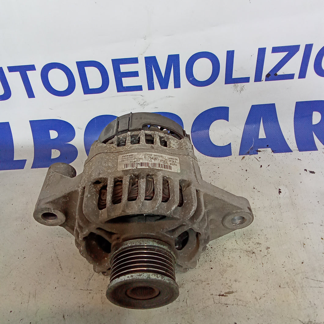 Alternatore ALFA ROMEO 159/FIAT BRAVO/LANCIA DELTA anno 2010 codice 51764265
