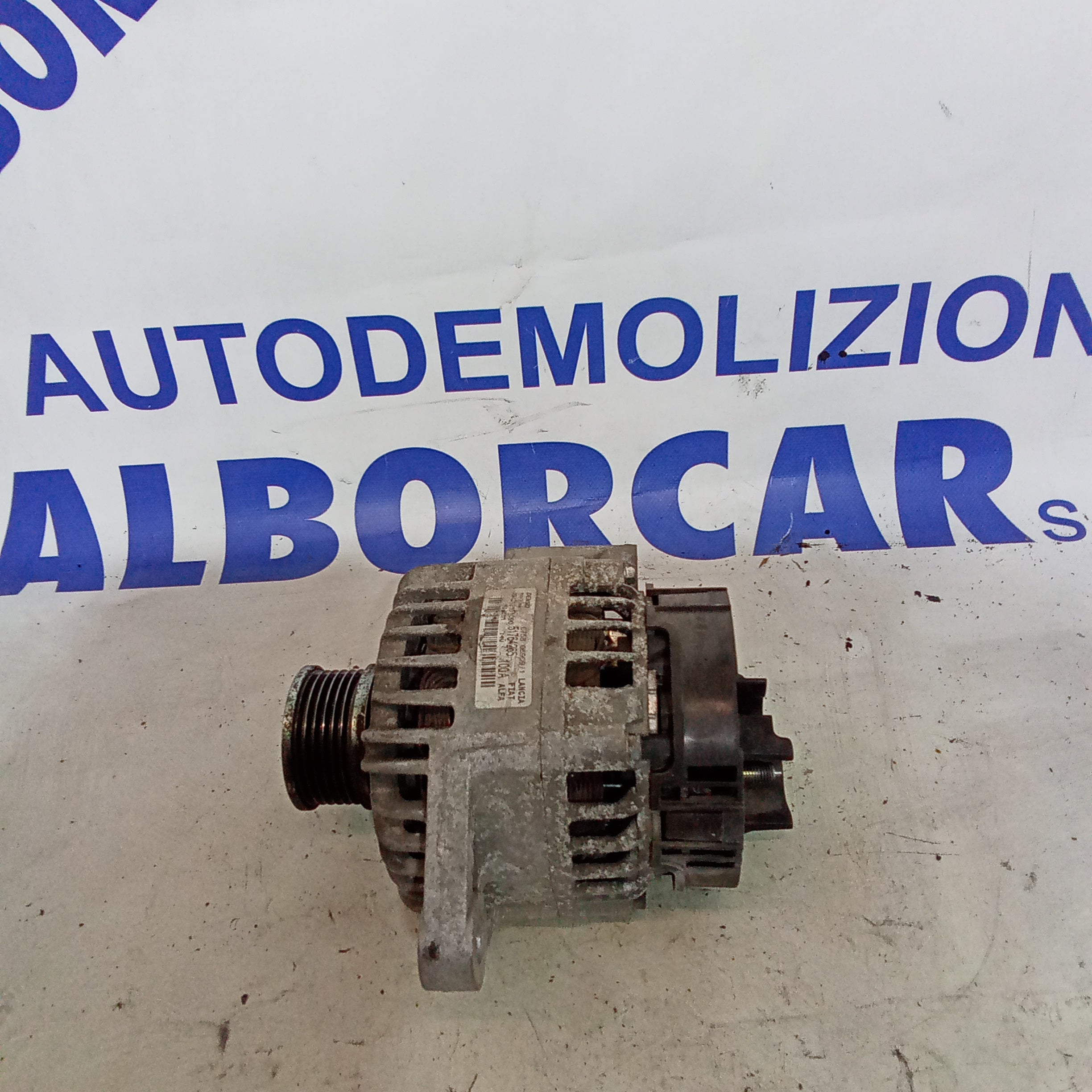 Alternatore ALFA ROMEO 159/FIAT BRAVO/LANCIA DELTA anno 2010 codice 51764265
