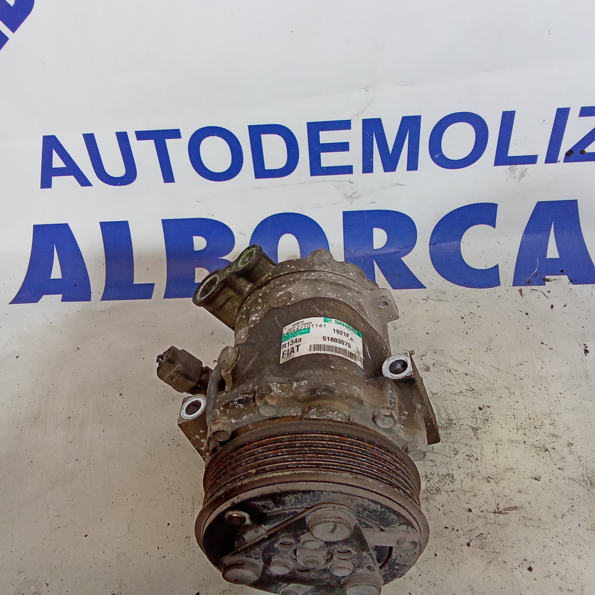 Compressore clima fiat punto evo 1.3 multijet anno 2008 codice 51803075