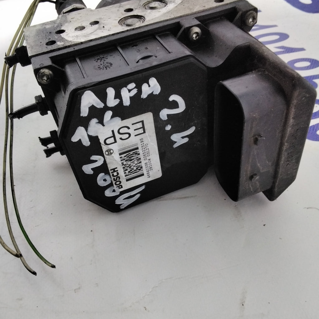 Pompa centralina abs alfa romeo 166 2.4 diesel anno 2006 codice:0265950087