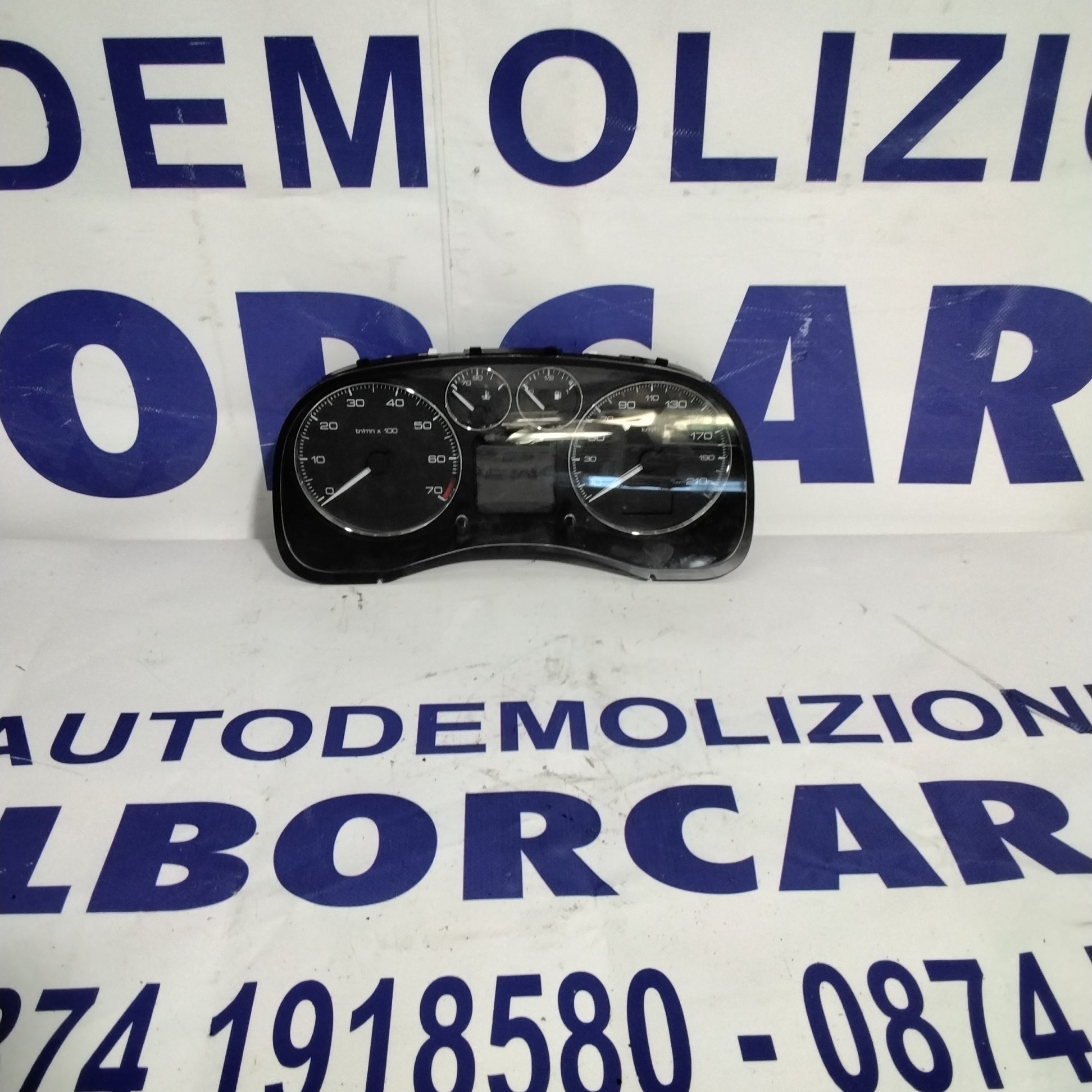 Quadro strumento /contachilometri peugeot 307 1.6 hdi anno 2006 codice:28112234