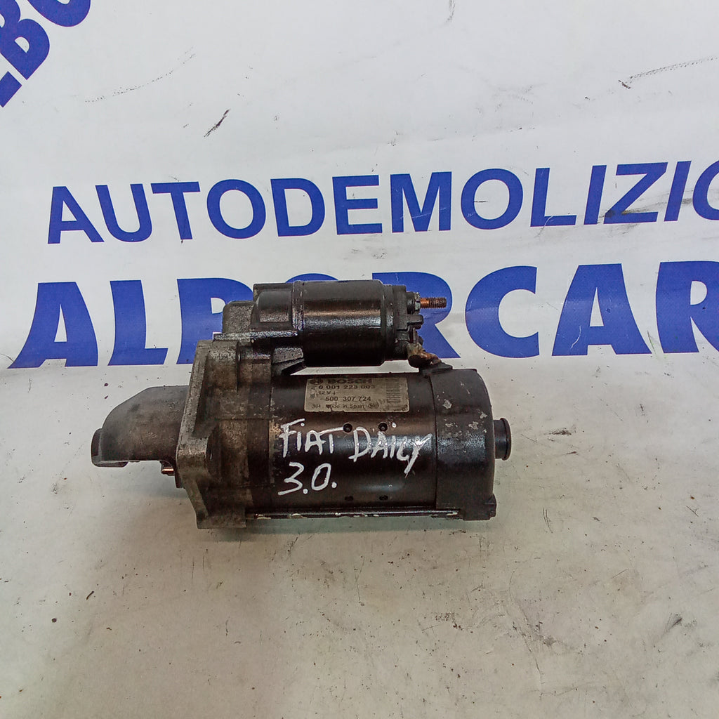 Motorino di avviamento fiat daily 3.0 anno 2011 codice 0001223003