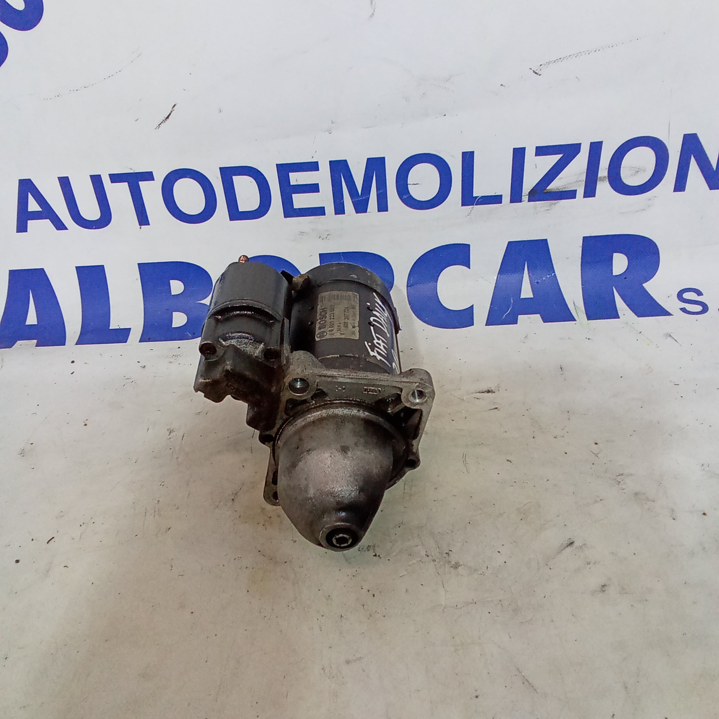 Motorino di avviamento fiat daily 3.0 anno 2011 codice 0001223003