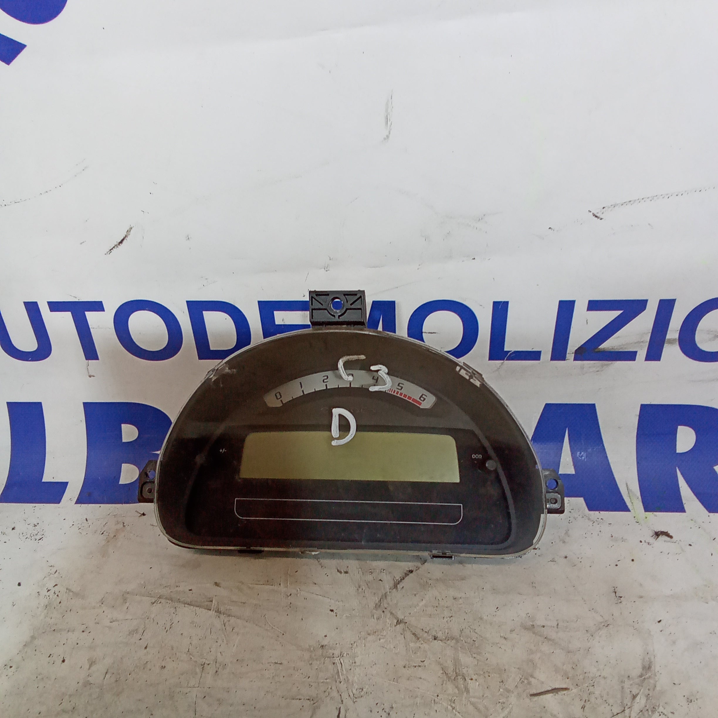 Quadro strumenti contachilometri citroen C1 diesel anno 2006