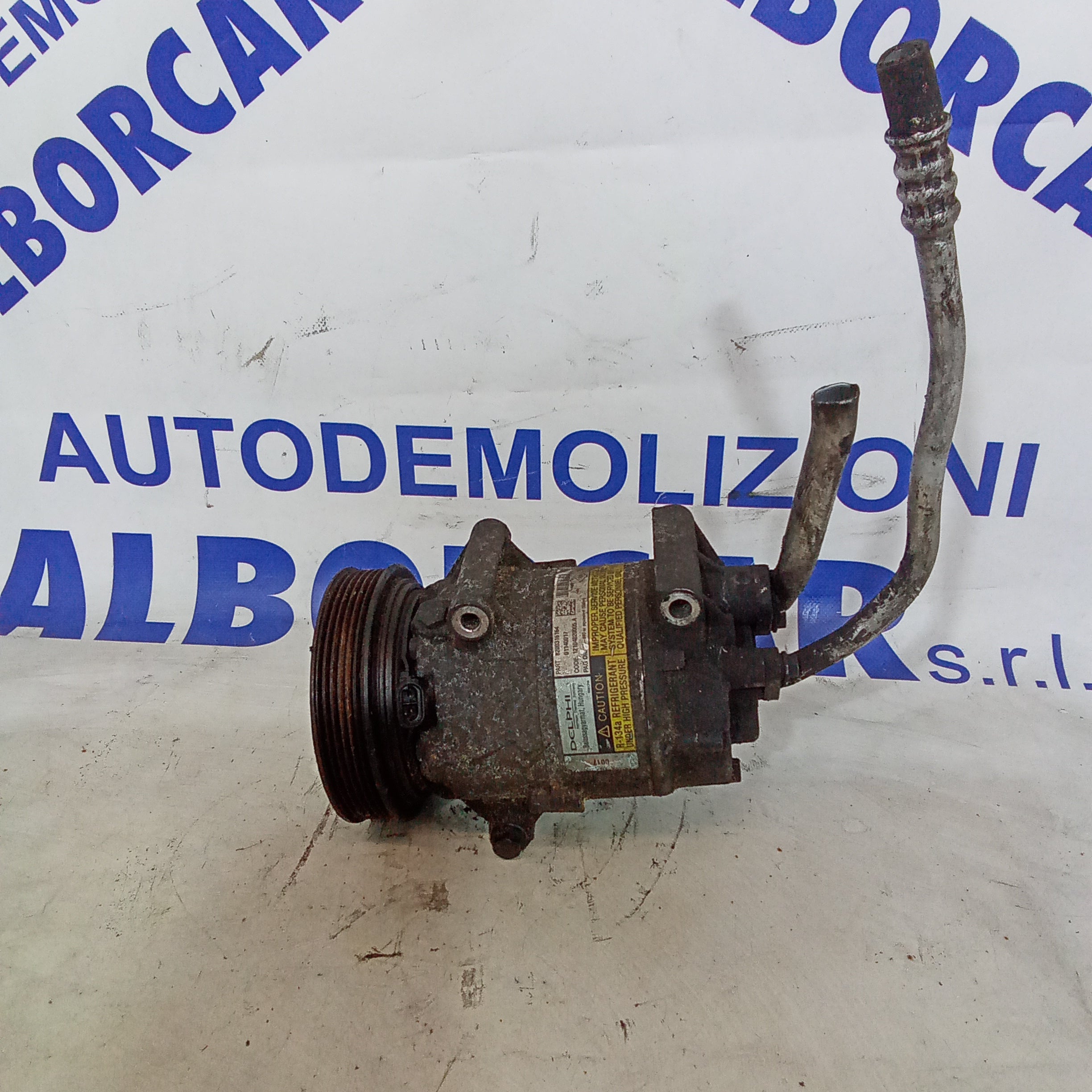 Compresor de aire acondicionado Renault Scenic 1.5dci año 2005 código 8200316164