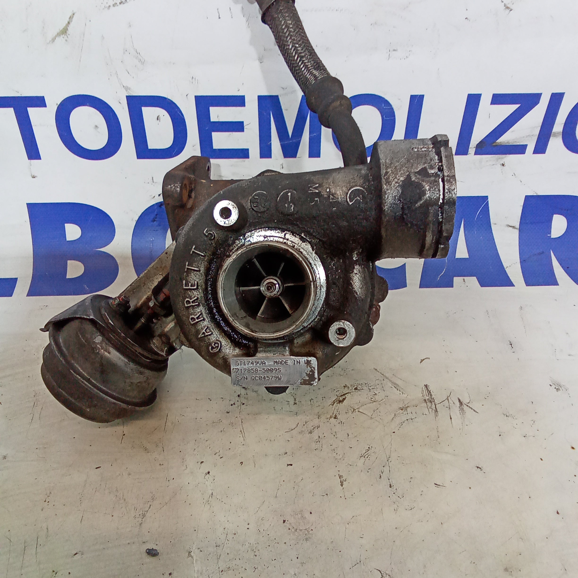turbina  audi A4 anno 2002 codice GT1749VA