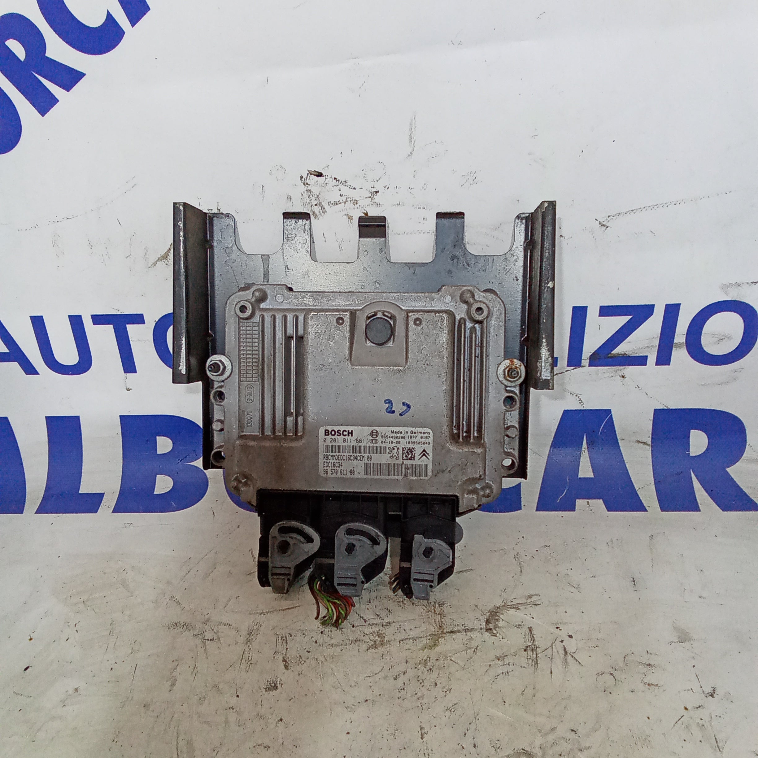 Centralina motore citroen C2 1.4hdi anno 2004/2010 codice 0281011861