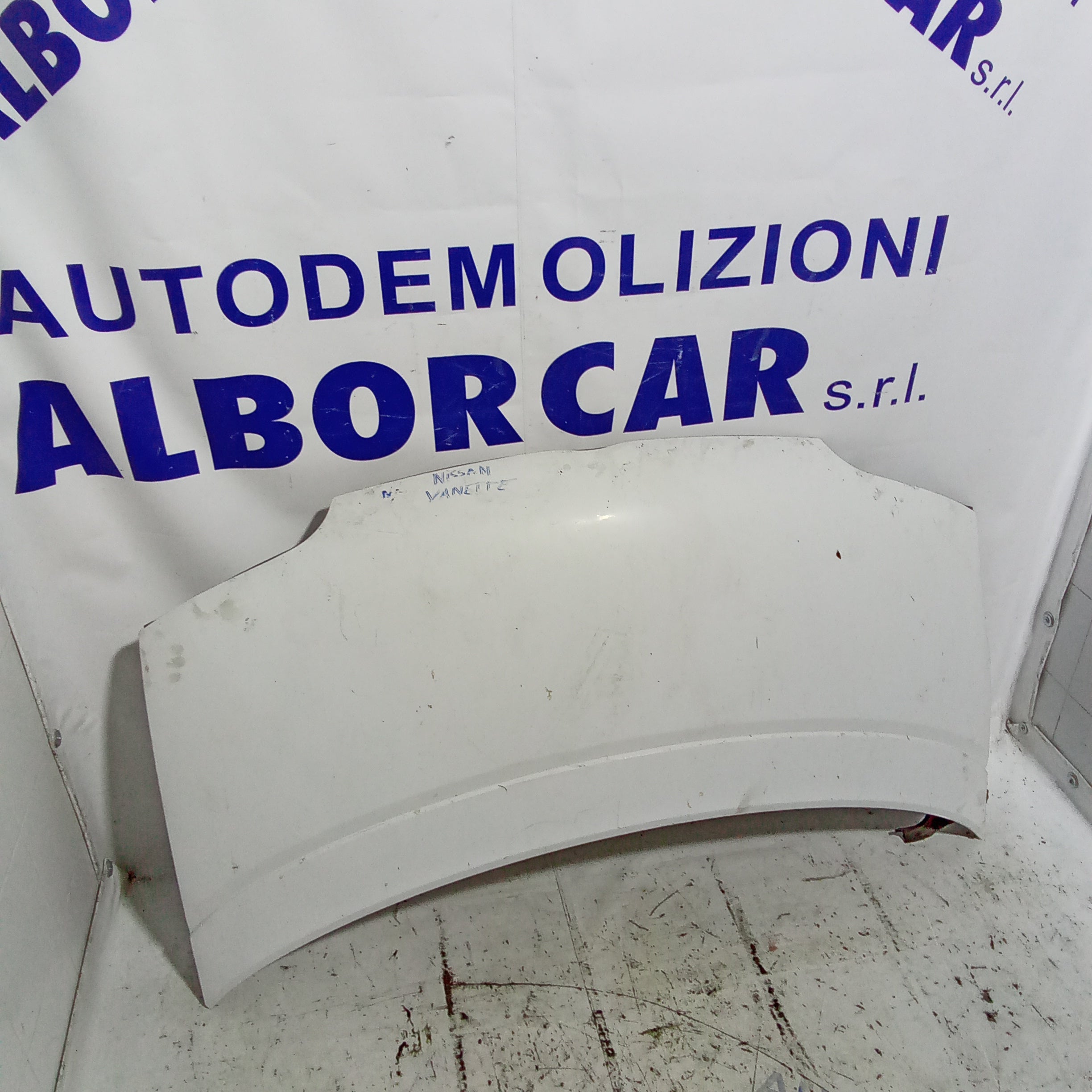 Cofano anteriore nissan vannette diesel anno 2000