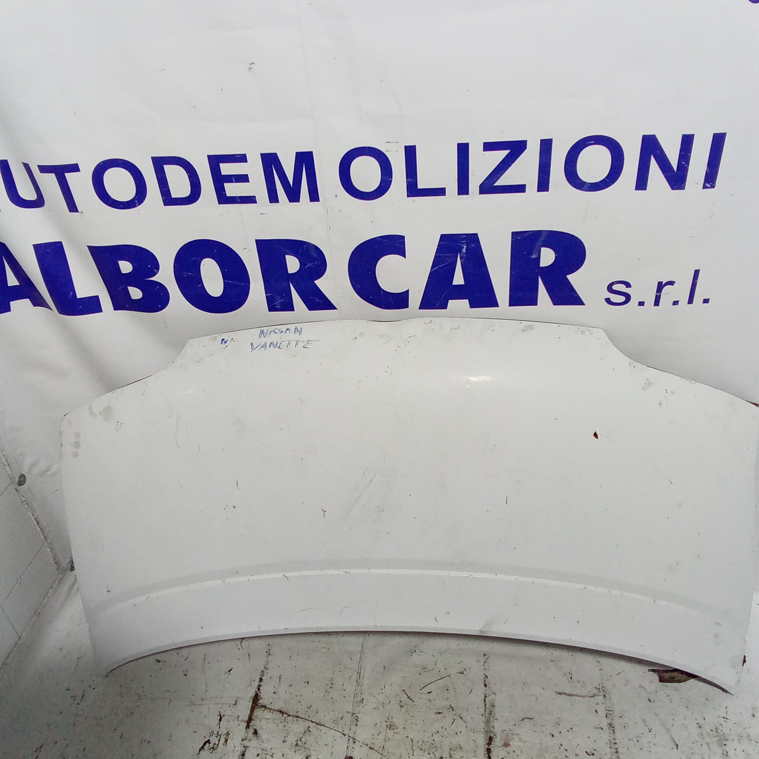Cofano anteriore nissan vannette diesel anno 2000